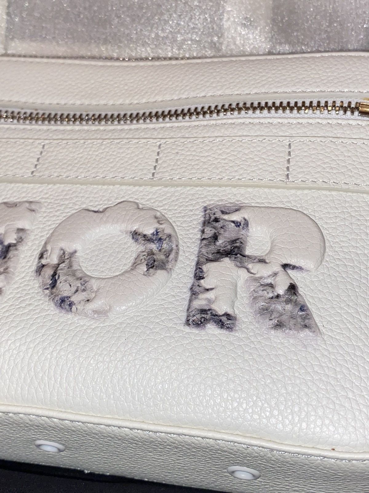 Daniel Arsham × Dior Dior x Daniel Arsham Saddle Pouch Calfskin Size ONE SIZE - 5 Thumbnail