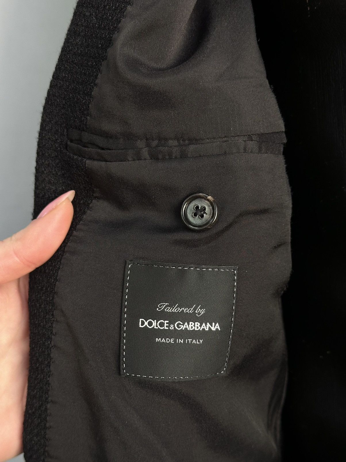 Dolce & Gabbana Lana Dolce Gabbana Blazer Luxury Big Logo Jacket Y2k Size US L / EU 52-54 / 3 - 12 Thumbnail