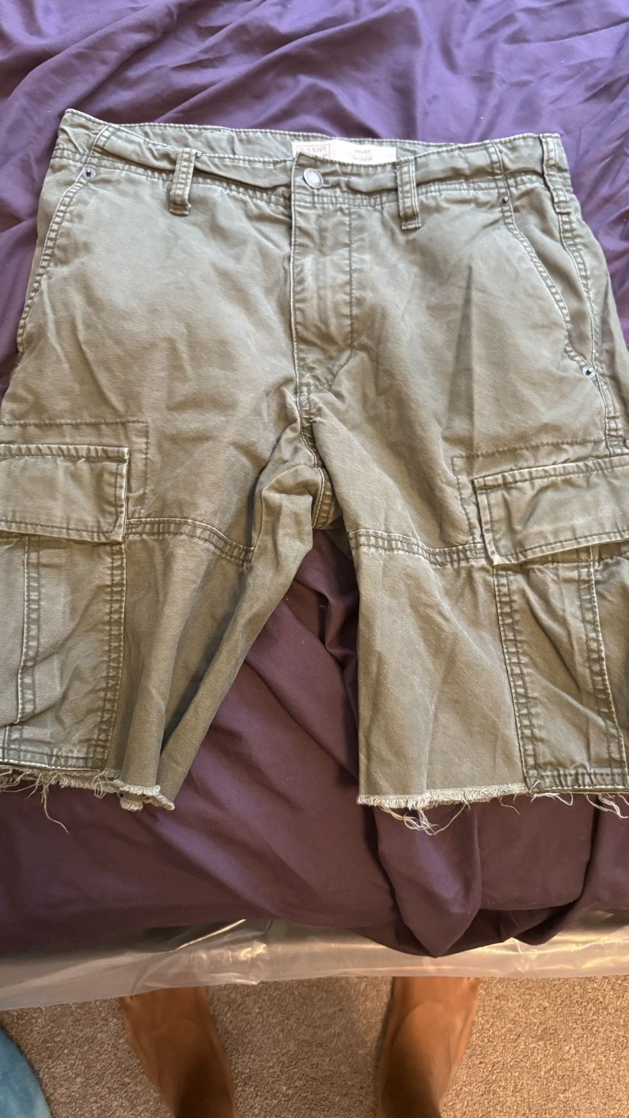 Old Navy grenn jorts Size US 30 / EU 46 - 3 Thumbnail