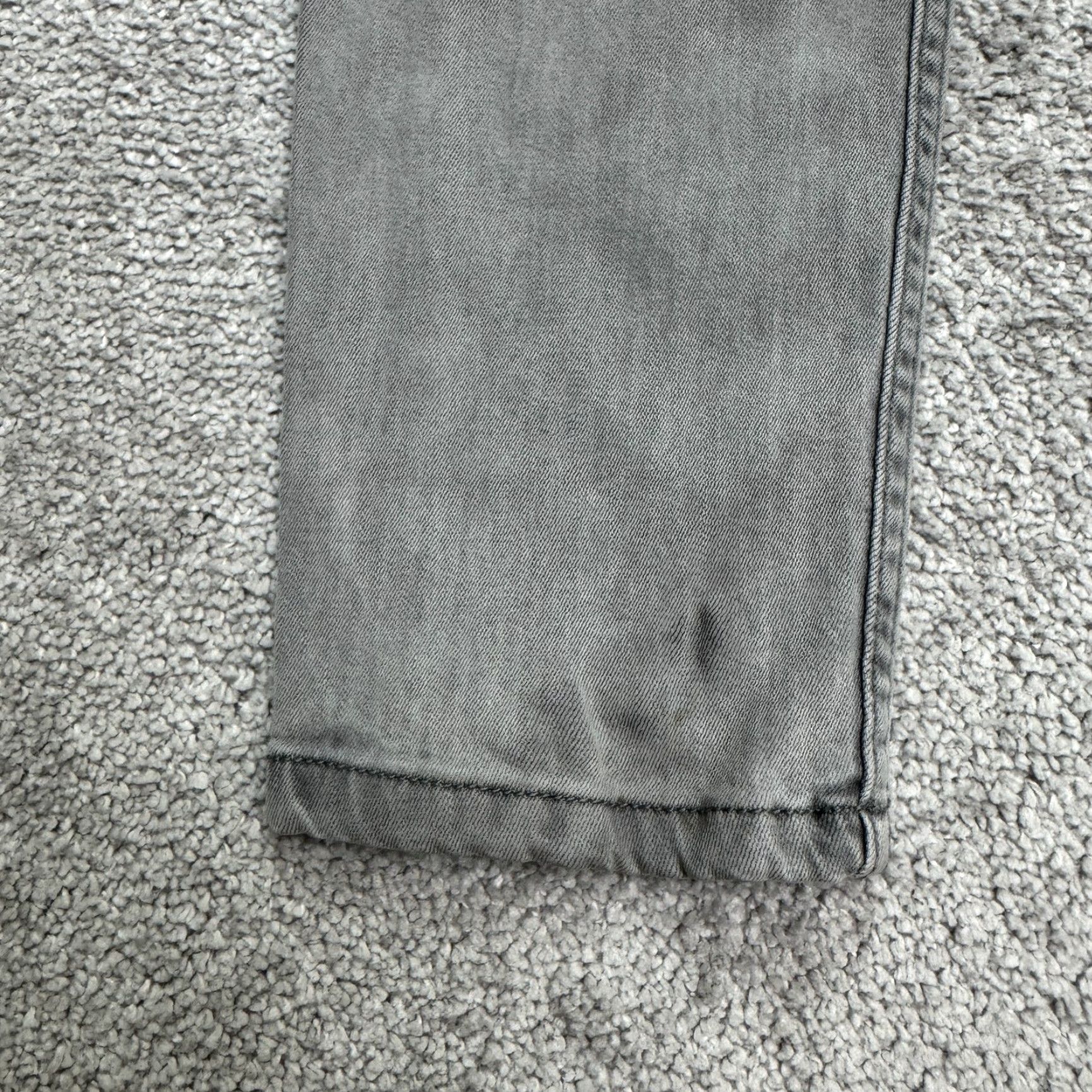 Denime Julio Jeans Women Cropped Slim Fit Mid Rise Denim 8 Gray Stone Wash 5-Pocket Modern Casual Womens Size 30" / US 8 / IT 44 - 3 Thumbnail