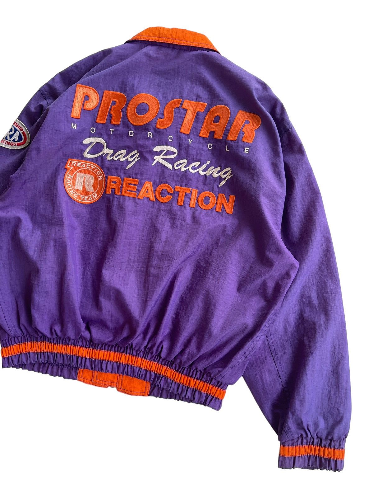 Kadoya Vintage Reaction NHRA Winston APE Motorcycle Racing Jacket Size US L / EU 52-54 / 3 - 10 Thumbnail