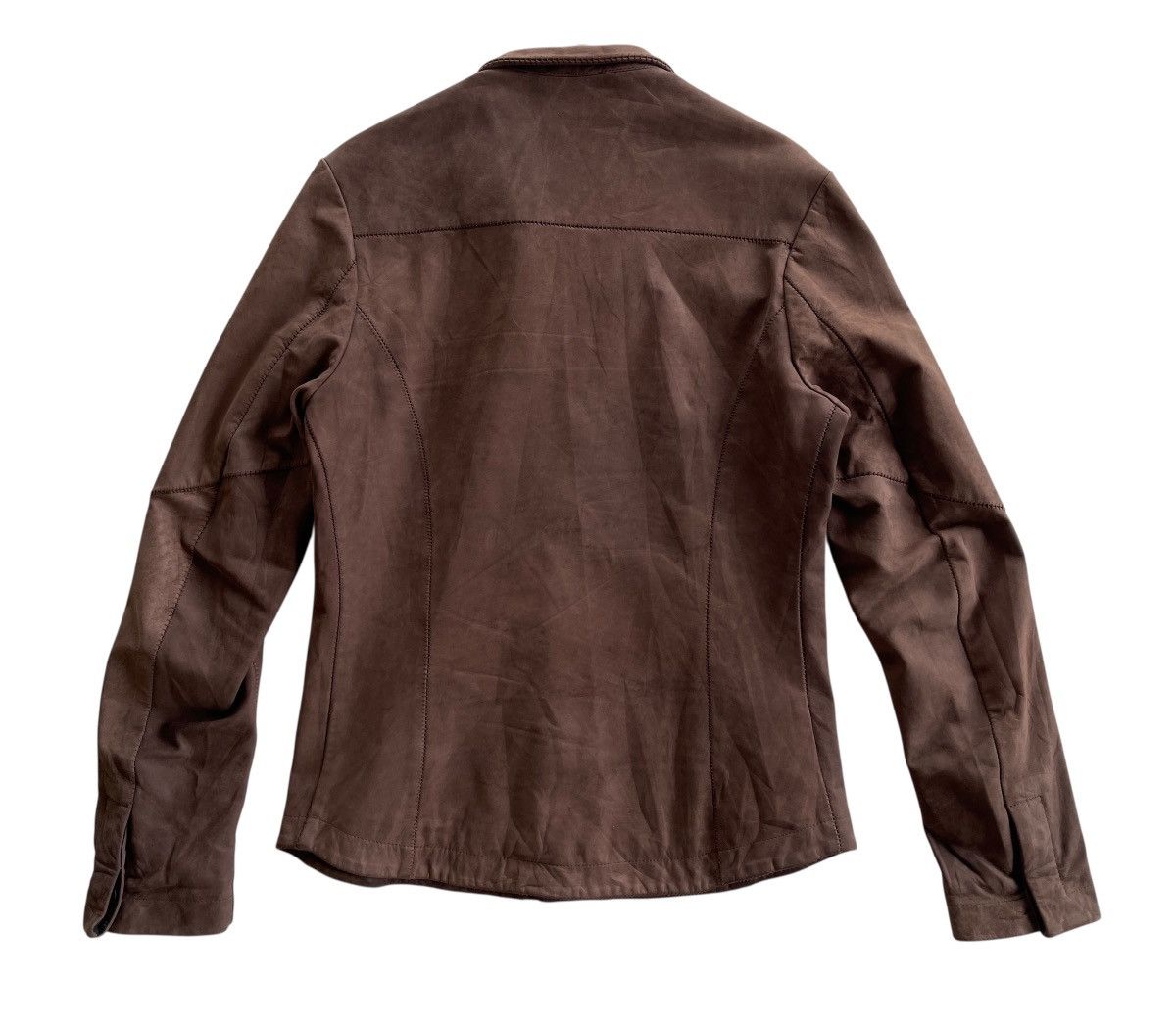 10sei0otto 10Sei0Otto Scar Stitch Cow Leather Avantgarde Jacket Size US S / EU 44-46 / 1 - 4 Thumbnail