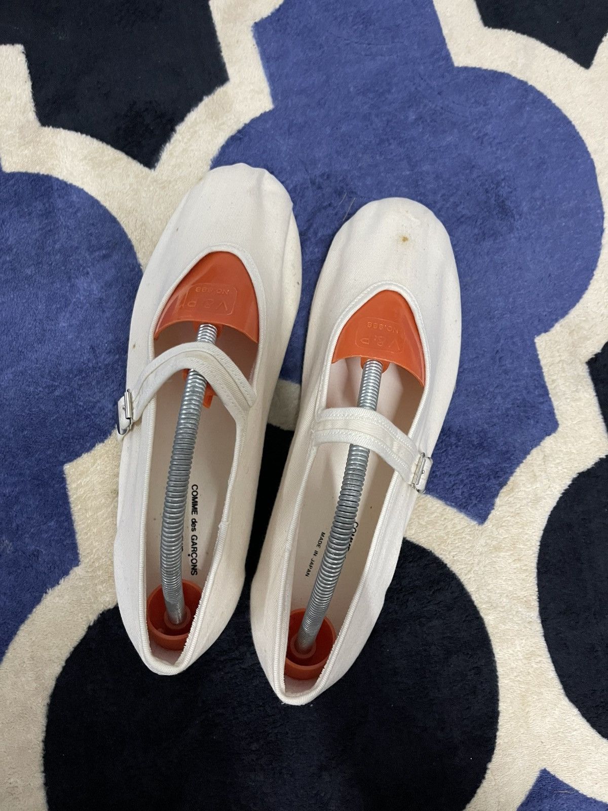 Comme des Garcons × Designer × Japanese Brand Mary Jane Ballet Flats COMME des GARÇONS HOMME PLUS Size US 10.5 / EU 43-44 - 3 Thumbnail
