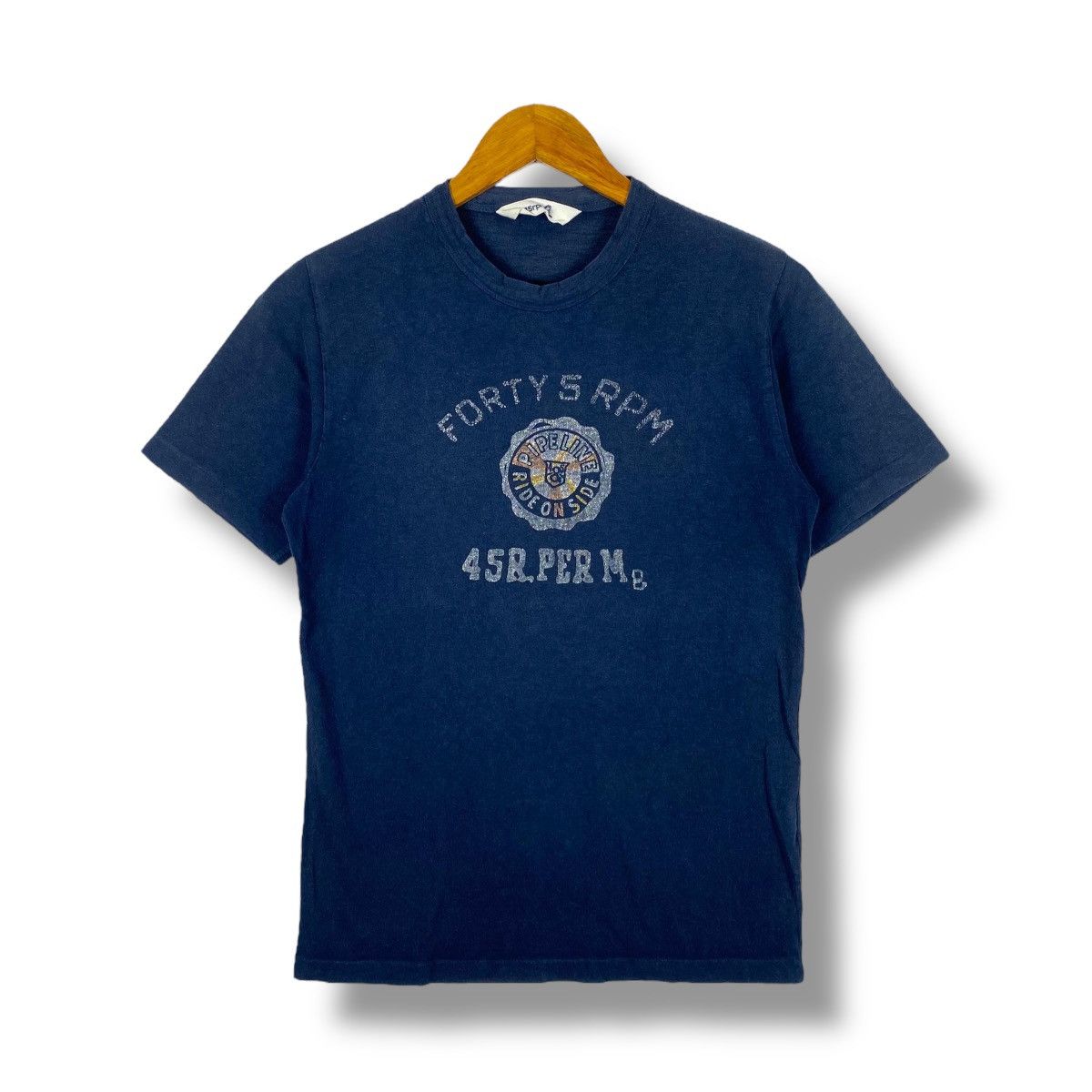 45rpm 45 RPM Pipeline Ride On Size Natural Indigo Graphic Tee Size US S / EU 44-46 / 1 - 1 Thumbnail