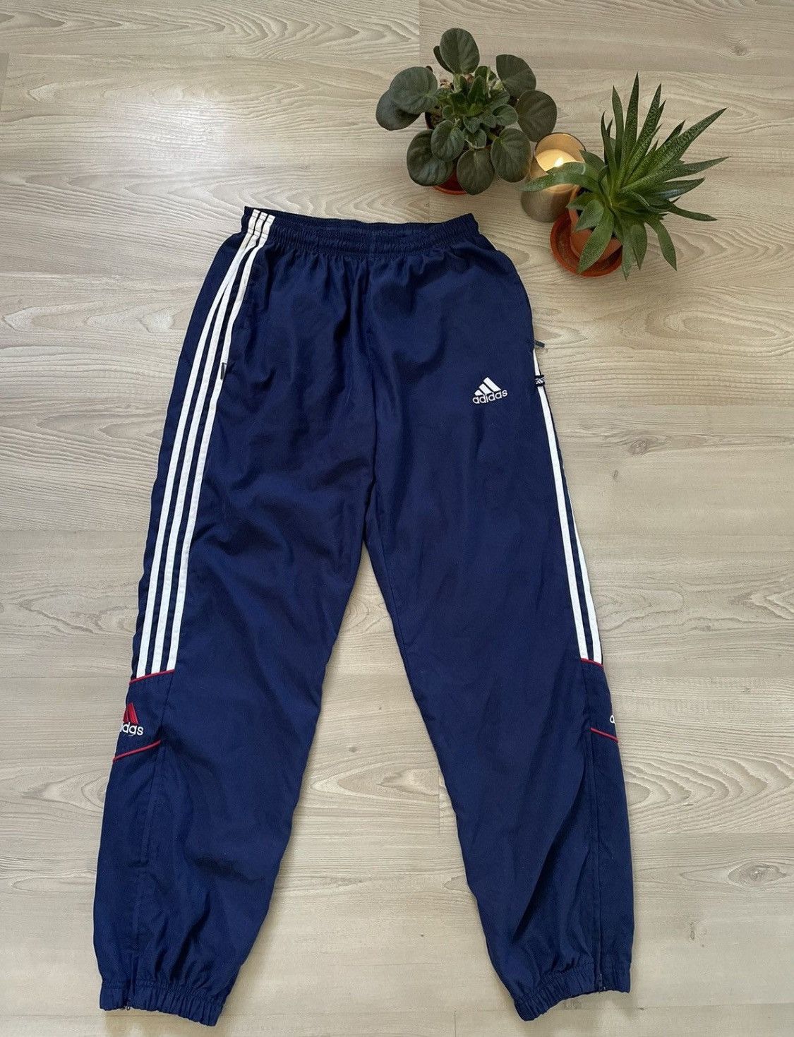 Adidas Streetwear Vintage Adidas Vintage Sweatpants Nylon Joggers Grailed