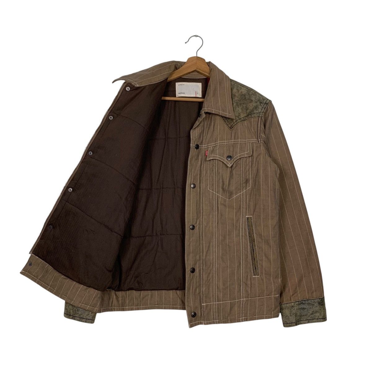Levi's LEVIS REDLOOP 4 Pocket Striped Western Jacket #2517-C114 Size US L / EU 52-54 / 3 - 9 Thumbnail
