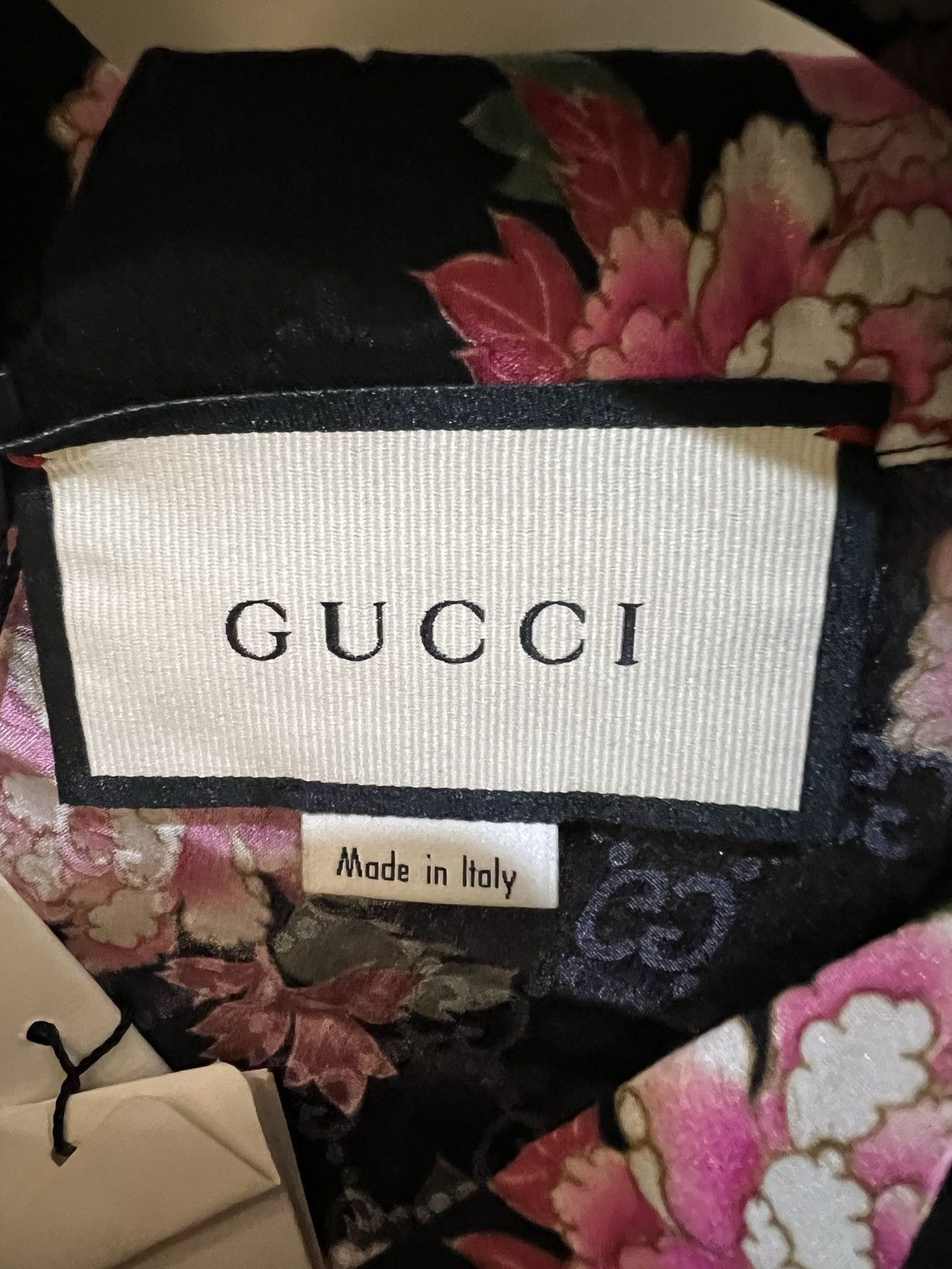 Gucci Silk Peony blossom Hawaiian shirt Size US M / EU 48-50 / 2 - 5 Thumbnail
