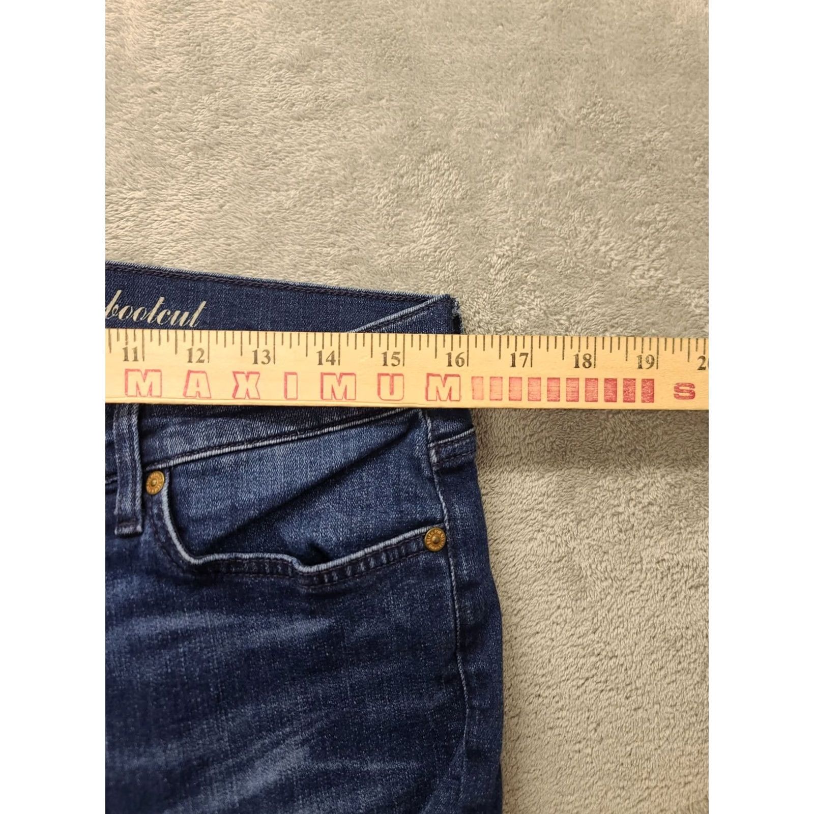 7 For All Mankind 7 For All Mankind Jeans Womens 32 Bootcut Regular Fit Straight Leg Distressed Denim Blue 7 For All Mankind Bootcut Jeans Womens 32 Size 24" / US 00 / IT 34 - 3 Thumbnail