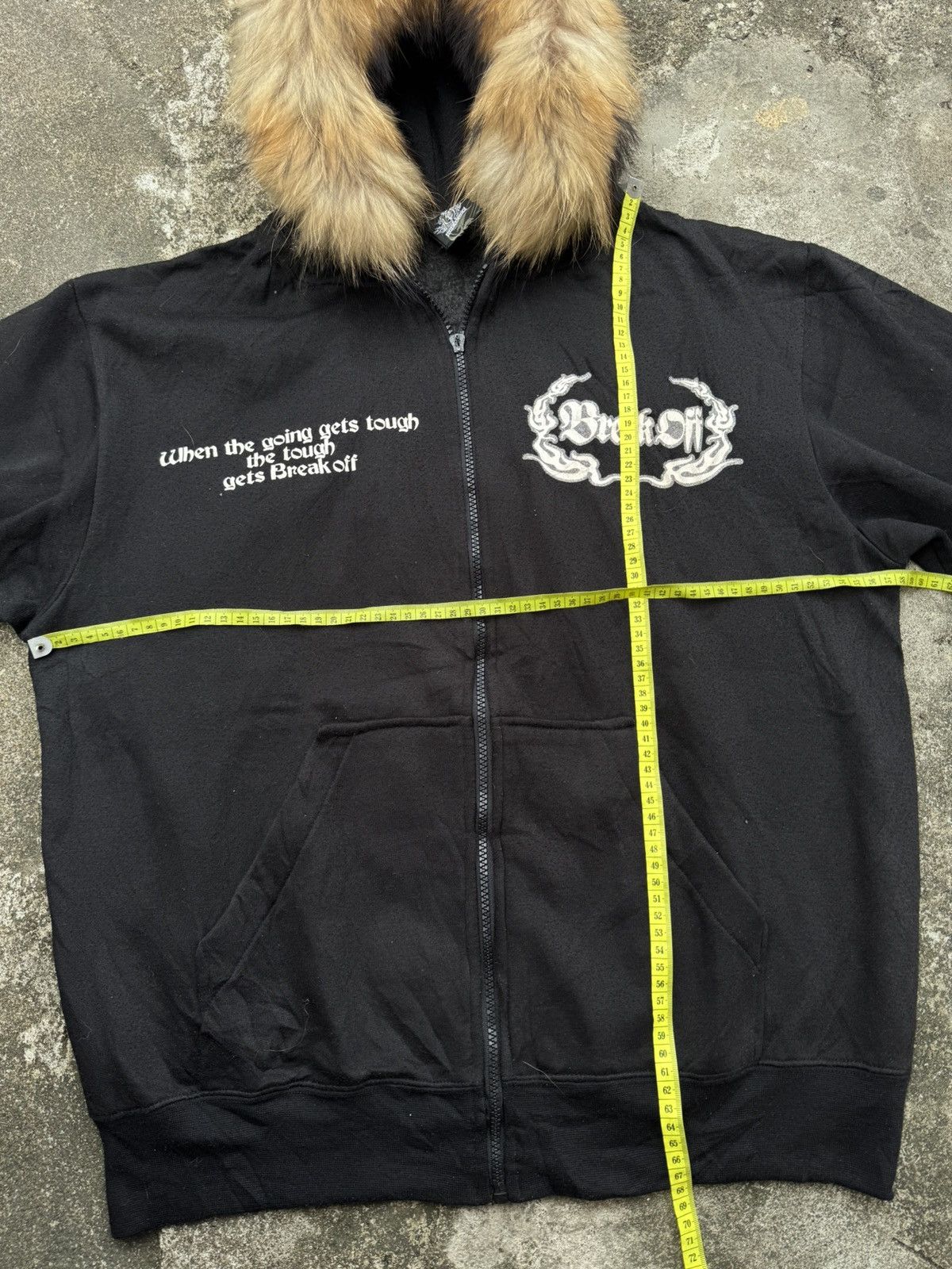 PPFM Fur Hoodie Japanese Breakoff Tribal Ifsix Lgb styled Size US L / EU 52-54 / 3 - 5 Thumbnail