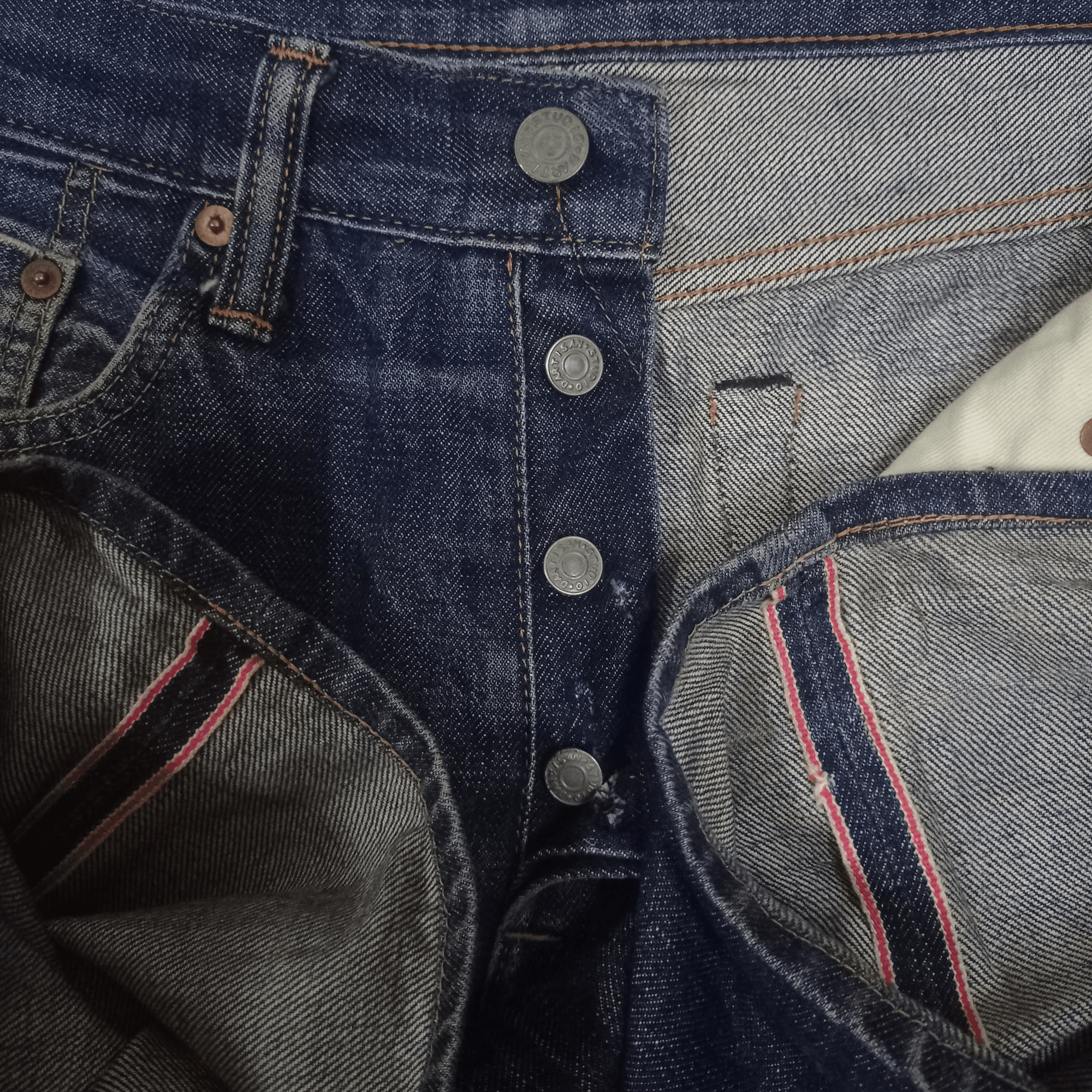 Studio D'Artisan Vintage Studio D'Artisan Japanese Selvedge Baggy Style Jeans Size US 32 / EU 48 - 3 Thumbnail