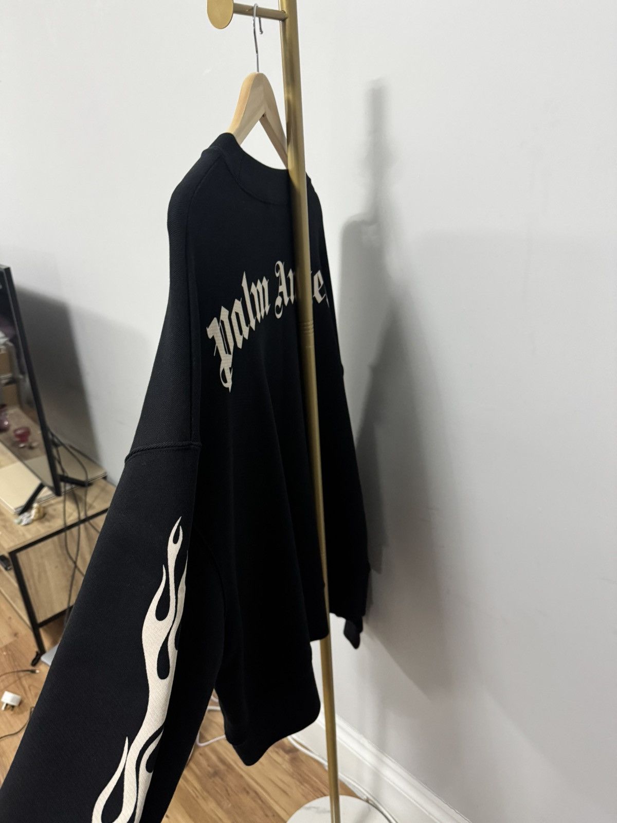 Palm Angels Skull And Flames Sweatshirt Size US L / EU 52-54 / 3 - 4 Thumbnail