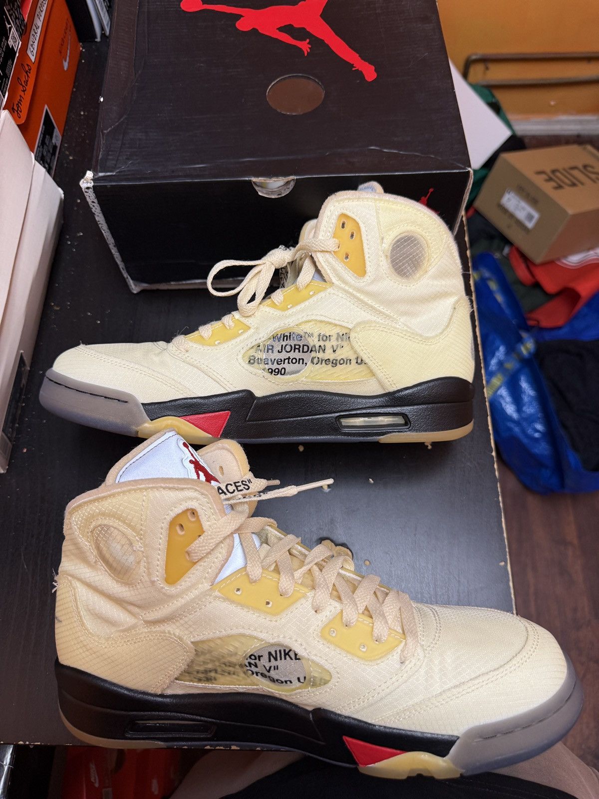 Nike Off White Jordan 5 Sails Size US 10.5 / EU 43-44 - 2 Thumbnail