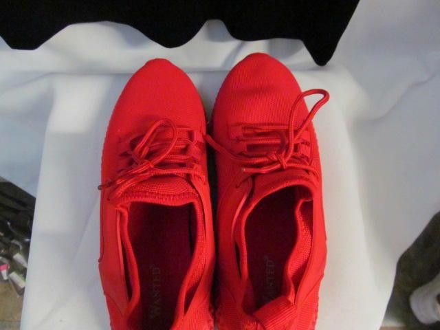 Wasted Paris Vibrant Red Athletic Sneakers - Lightweight and Stylish Size US 8 / IT 38 - 3 Thumbnail