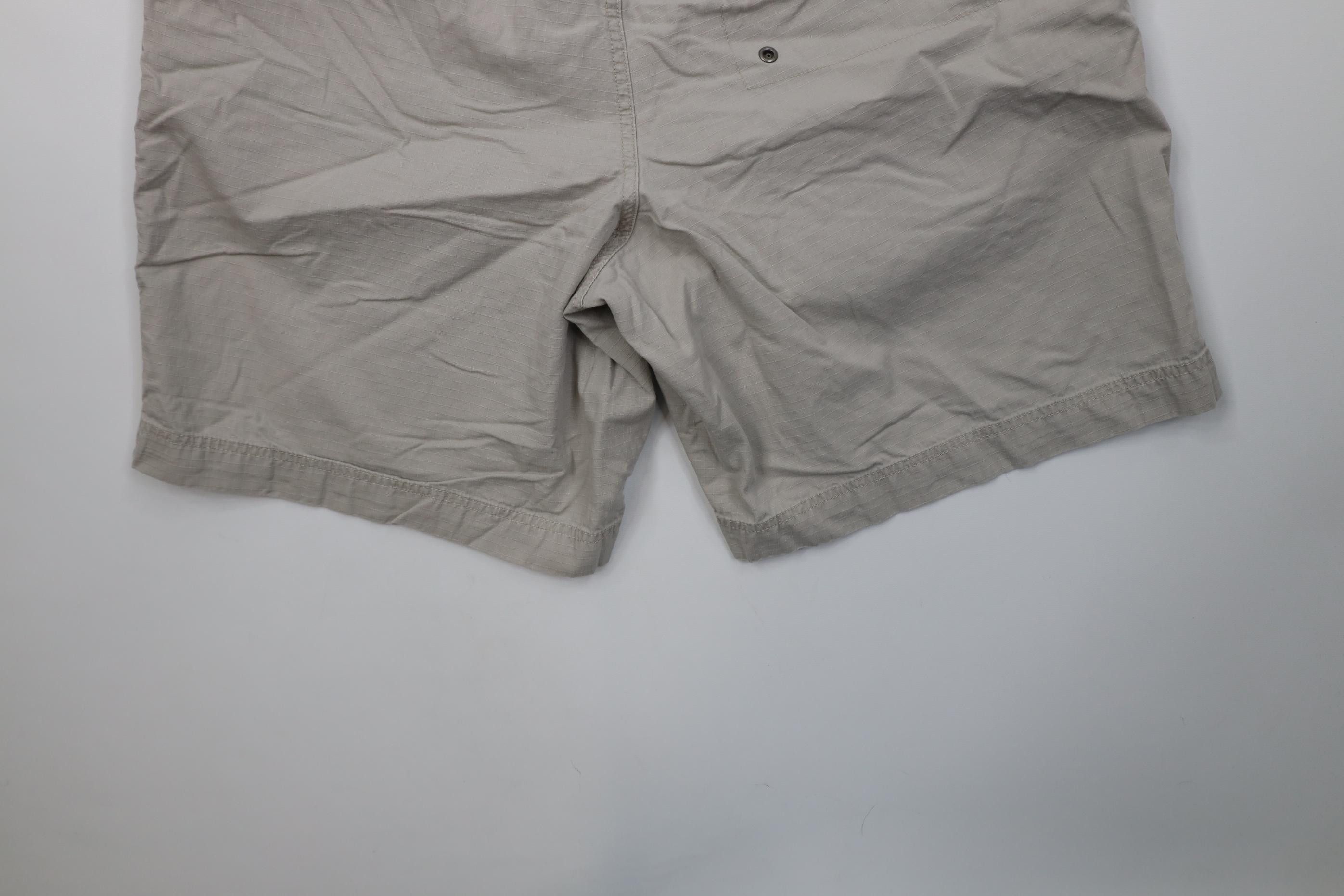Gap Vintage Y2K 2001 Gap Belted Ripstop Above Knee Shorts Beige Size US 34 / EU 50 - 10 Thumbnail