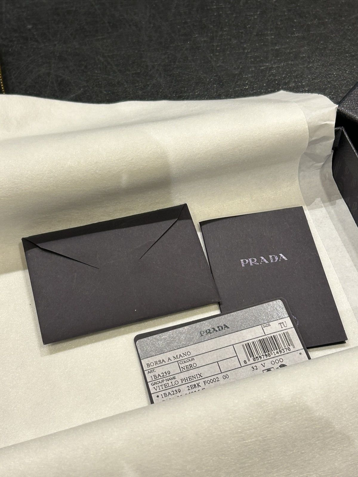 Prada Prada Saffiano Long Zip Wallet - Black Size ONE SIZE - 7 Thumbnail