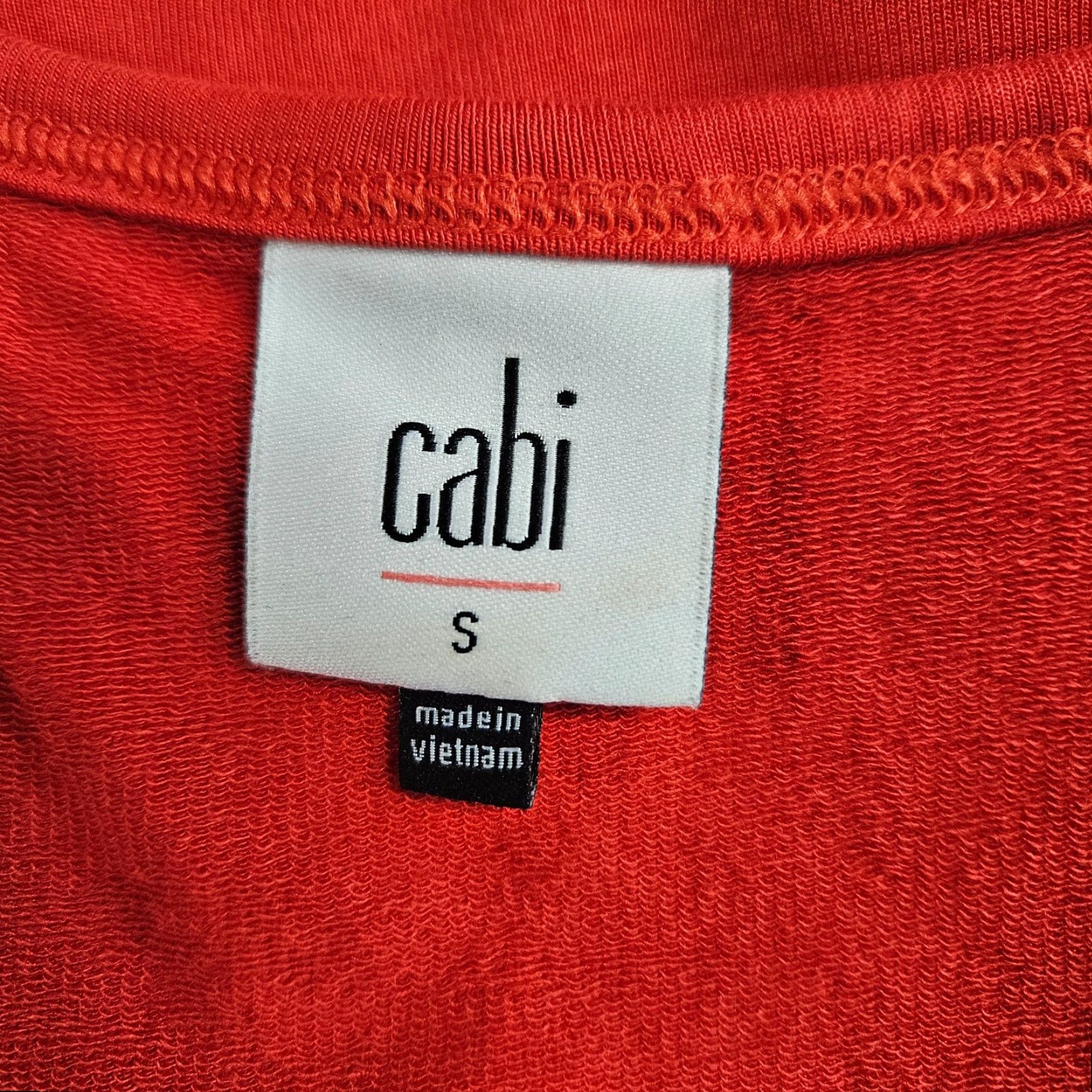 Vintage Cabi Womens Tank Shirt Knotty Small Solid Red Modal Blend Scoop Neck Z Womens Size S / US 4 / IT 40 - 5 Thumbnail
