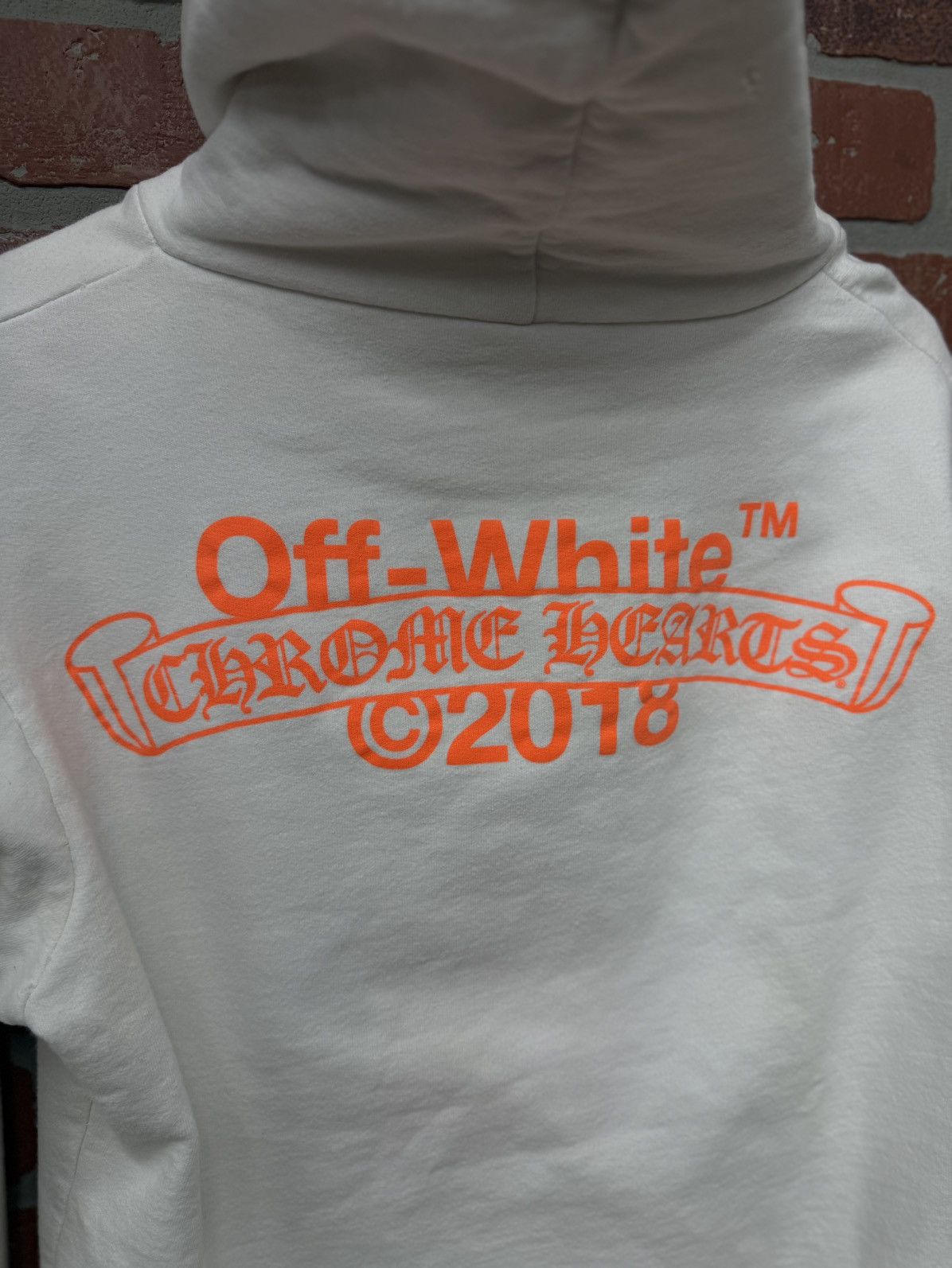 Chrome Hearts × Off-White Chrome Hearts Off White Hoodie Size M (RARE EXLUSIVE) Size US M / EU 48-50 / 2 - 3 Thumbnail