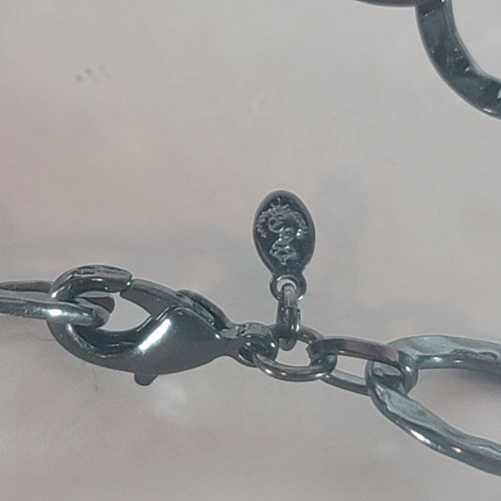 Other Black Burgundy Interlocking Circles With Beads 18" Necklace Size ONE SIZE - 3 Thumbnail