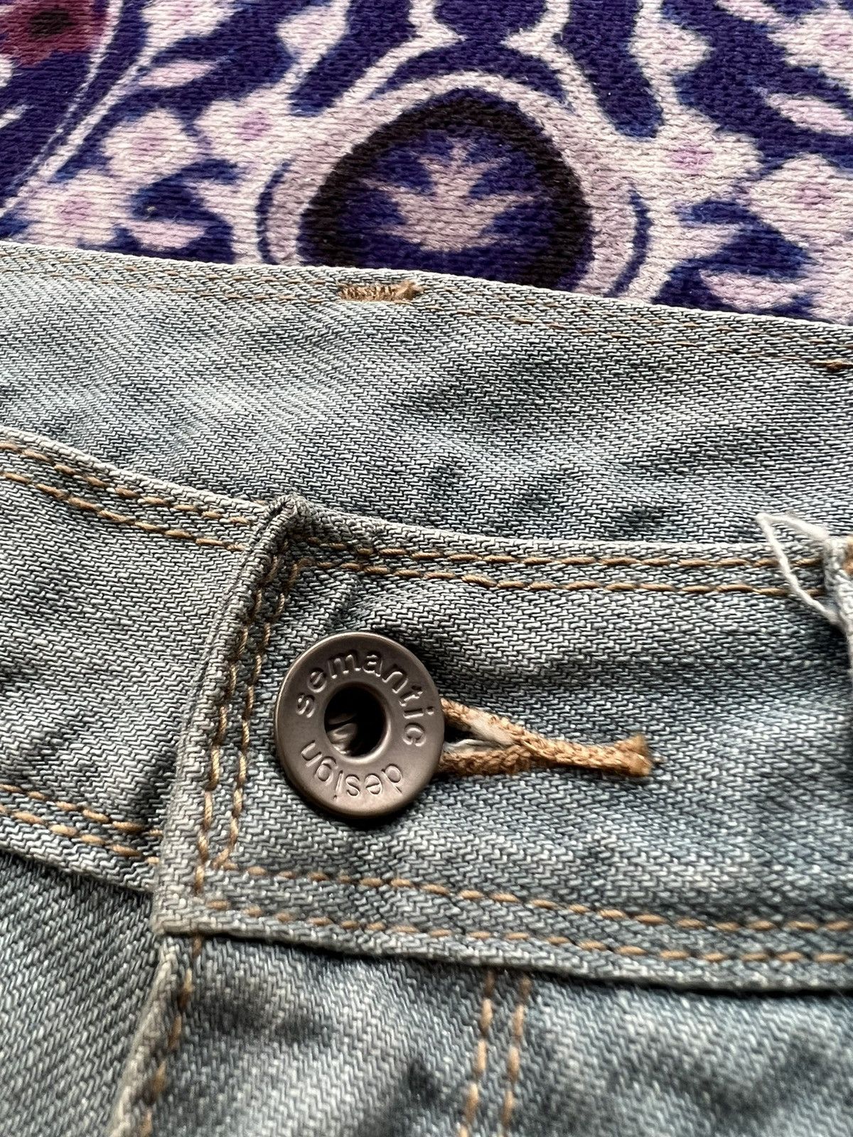If Six Was Nine Semantic Design Whiskas Wash Japanese Denim Denim Size US 32 / EU 48 - 7 Thumbnail