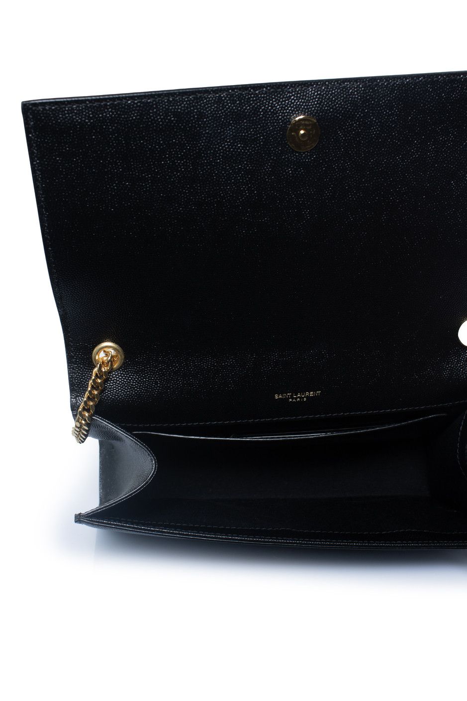 Saint Laurent Paris Saint Laurent, Medium Kate shoulder bag in black Size ONE SIZE - 10 Thumbnail