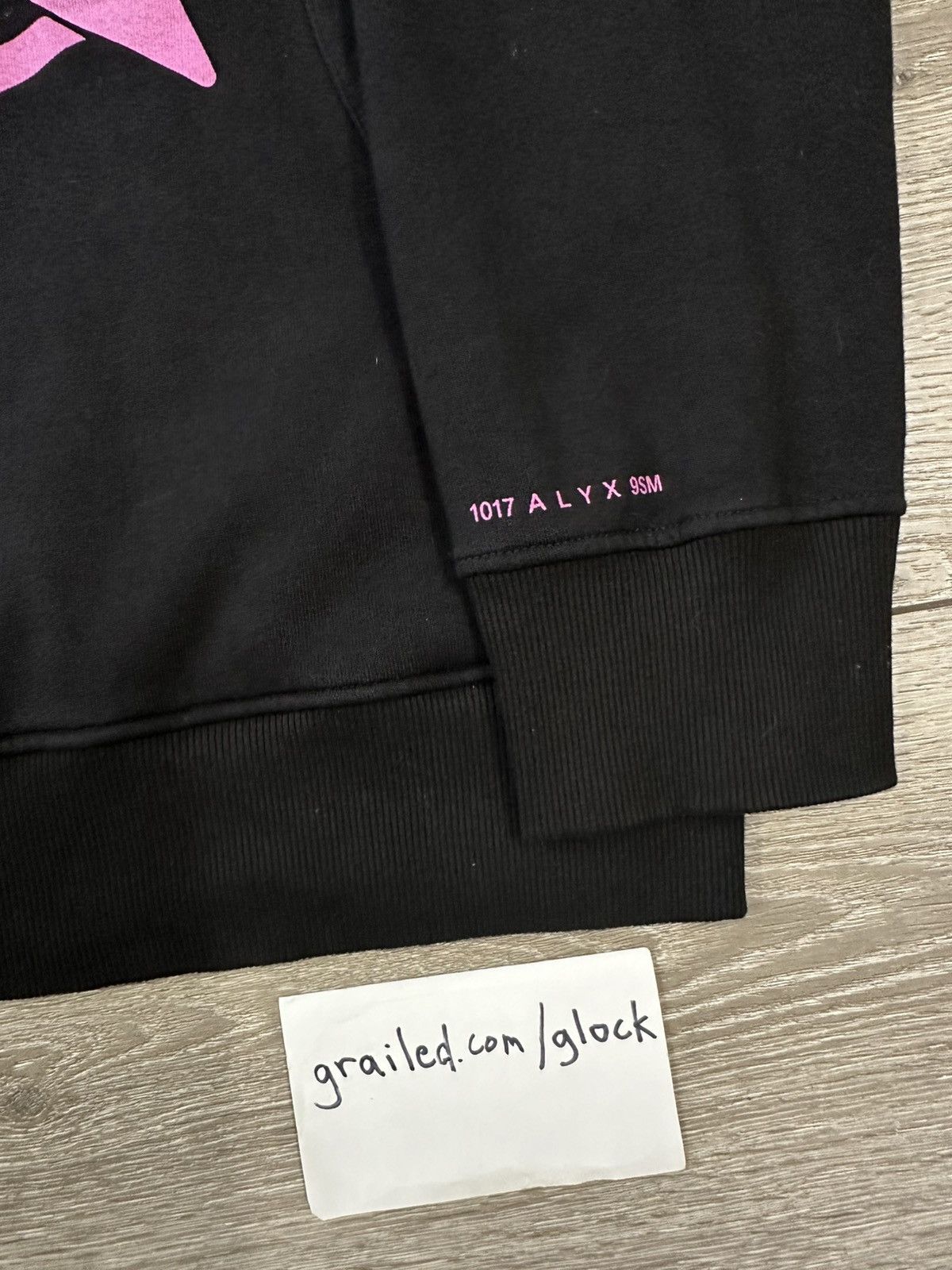 1017 ALYX 9SM 1017 Alyx Destroy Lonely Pink Black Hoodie Size XL Size US XL / EU 56 / 4 - 9 Thumbnail