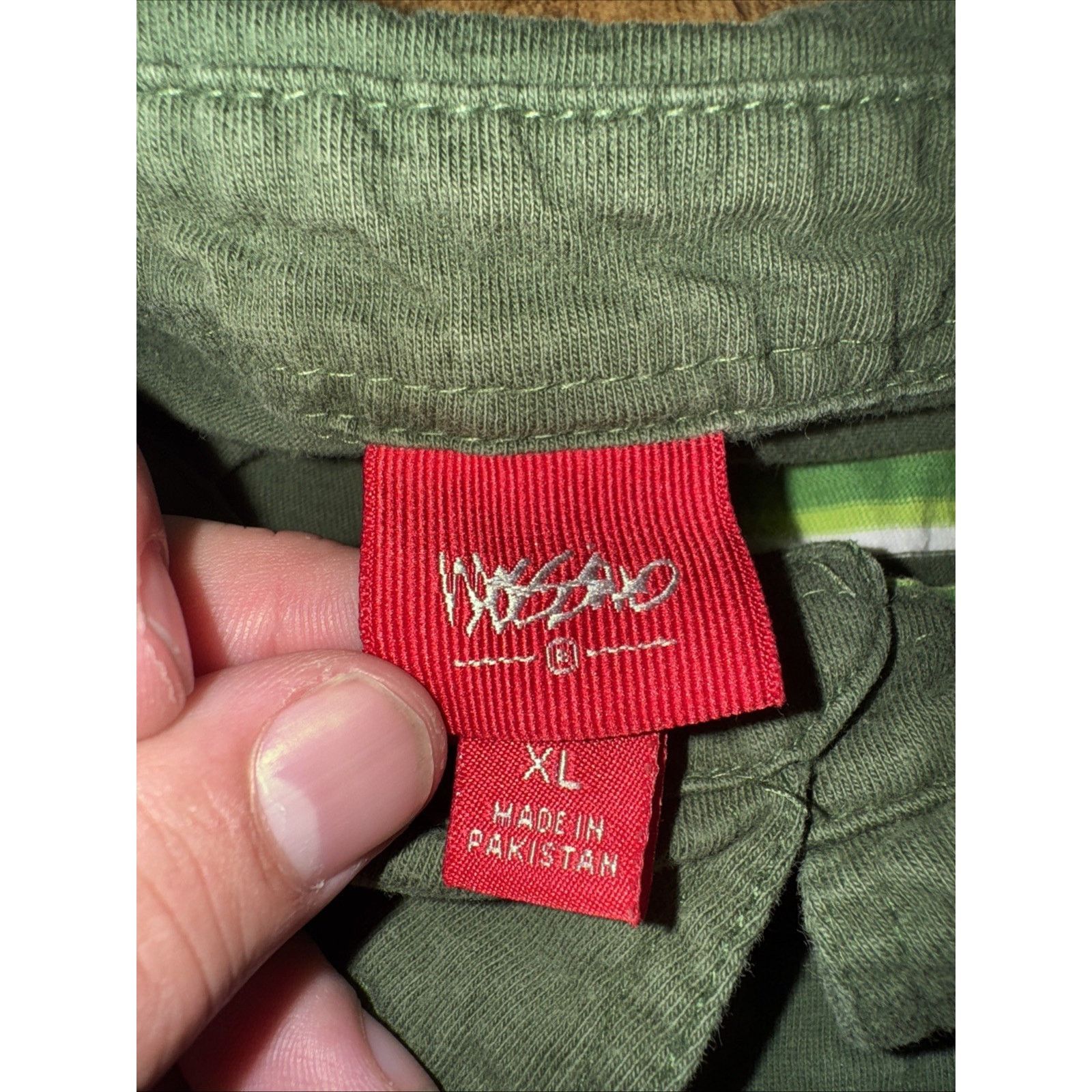 Mossimo × Vintage Mossimo Striped Polo Shirt Green XL 20x25 Skate Surf Preppy Size US XL / EU 56 / 4 - 3 Thumbnail