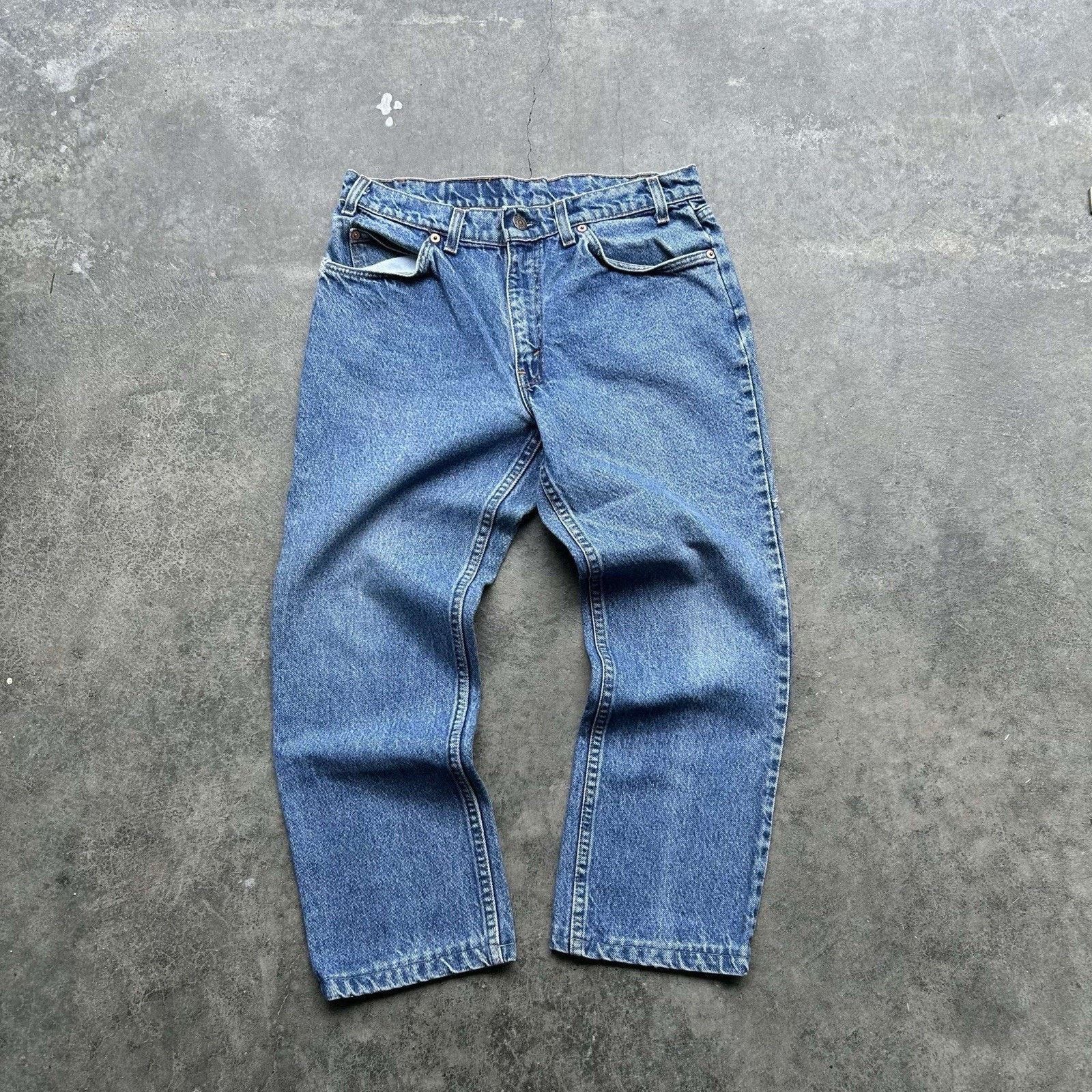 Levi's Vintage Levi’s Orange Tab Jeans Men’s 33 X 28 1/2 Western Wo Size US 33 - 3 Thumbnail