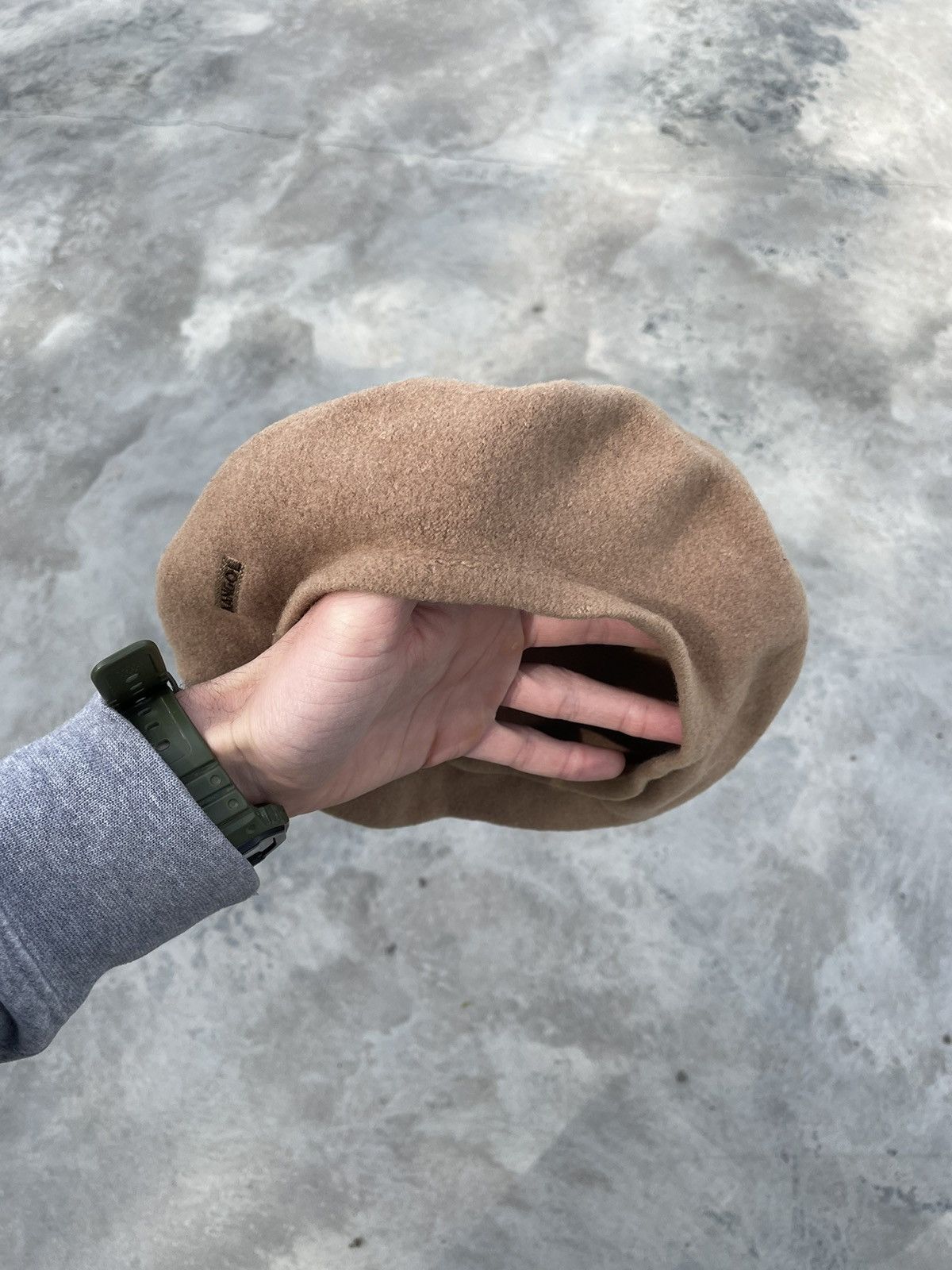 Kangol Vintage Kangol Hat Cap Y2K Paris Beige Wool Beret Size ONE SIZE - 3 Thumbnail