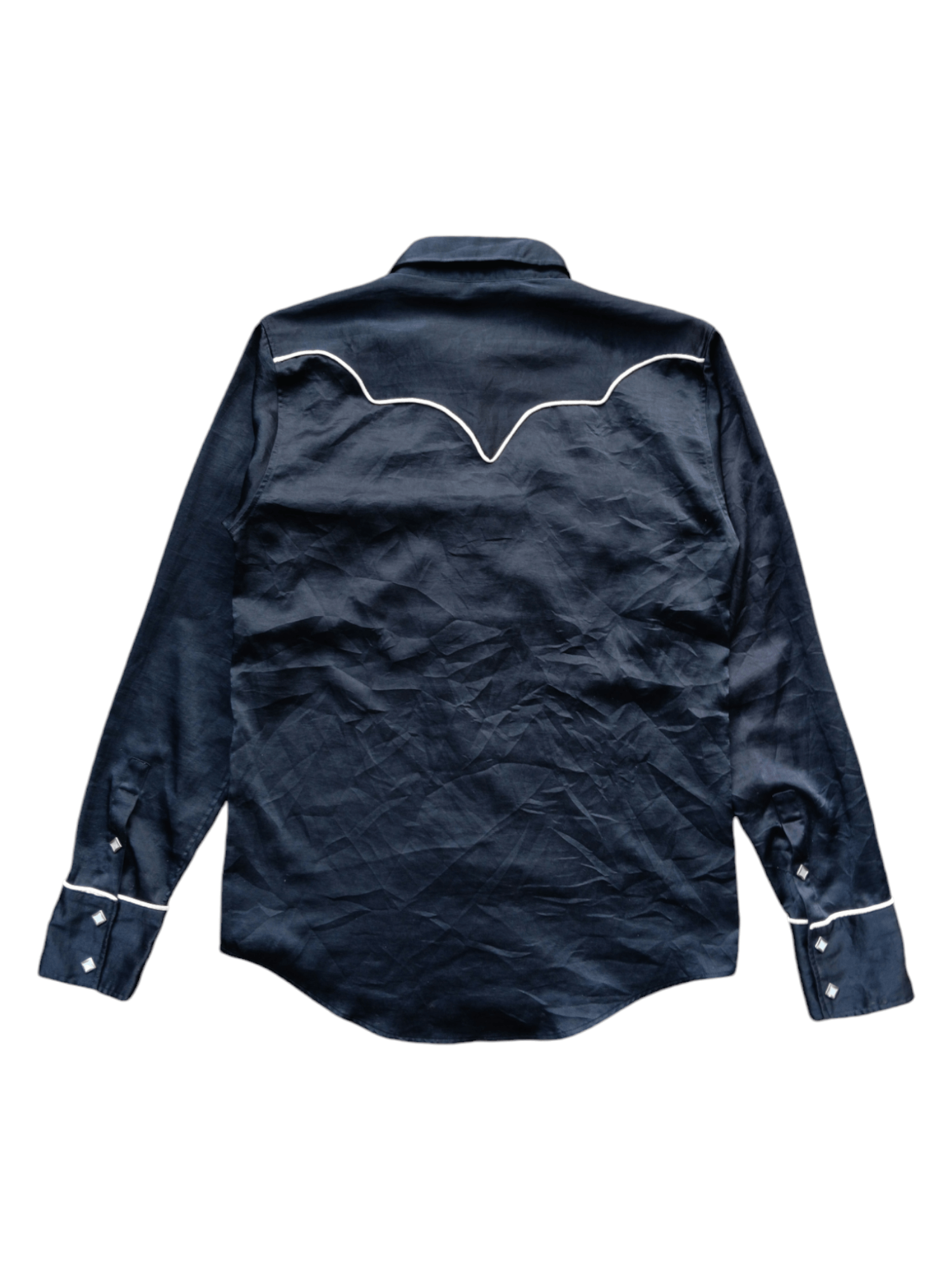 Japanese Brand × Morgan Homme Morgan homme rokabily western silk shirt Size US M / EU 48-50 / 2 - 9 Thumbnail