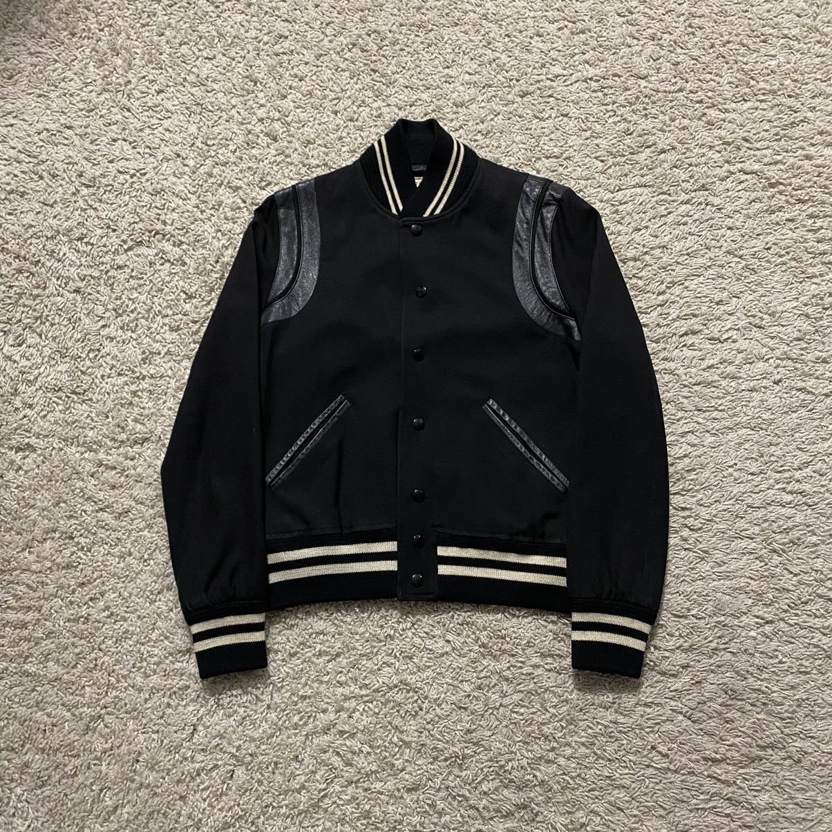 Saint Laurent Paris Saint Laurent FW15 Teddy jacket by Hedi Slimane Size US S / EU 44-46 / 1 - 1 Thumbnail