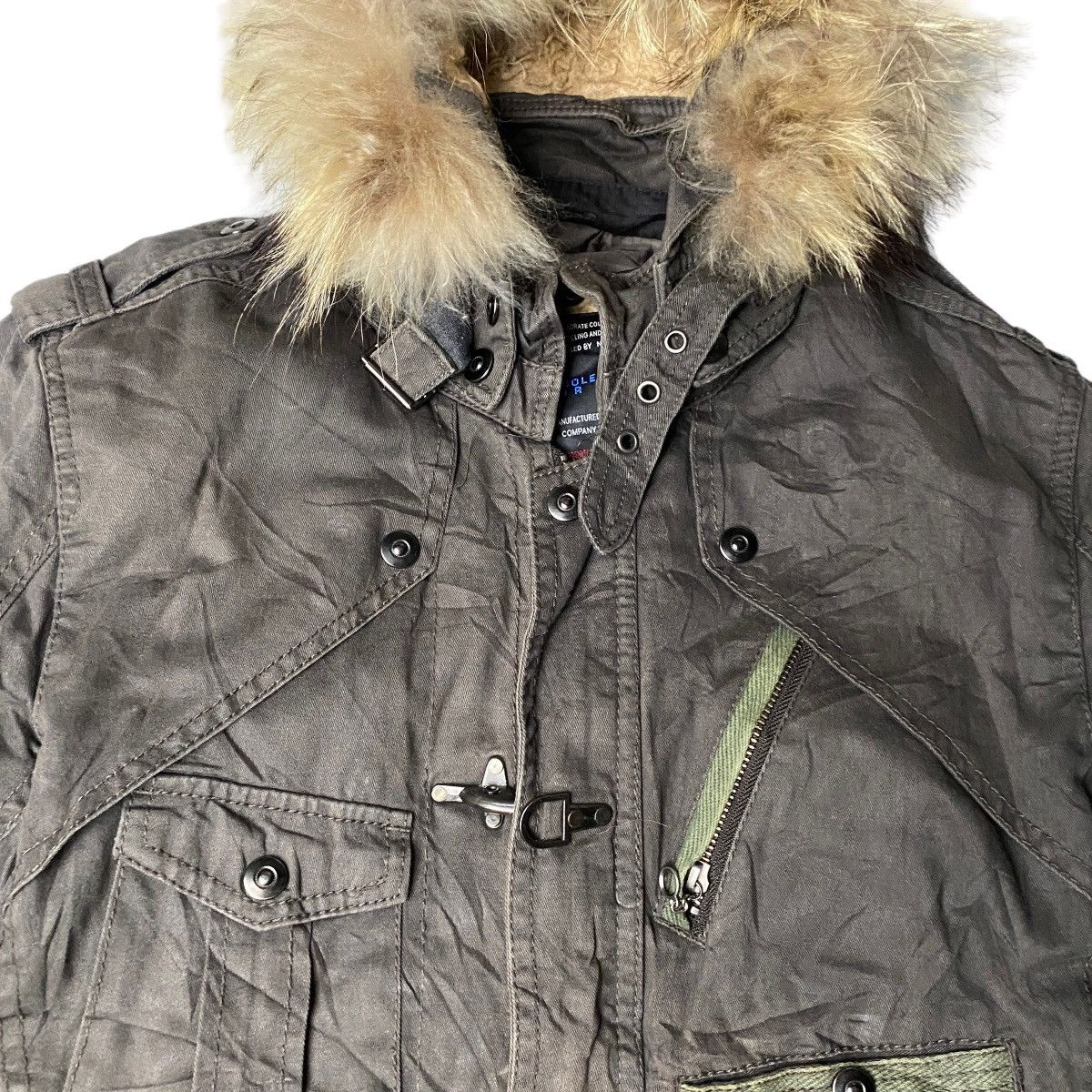Le Grande Bleu (L.G.B.) Nicole Club Fur Bondage Jacket Lgb Style Size US M / EU 48-50 / 2 - 5 Thumbnail