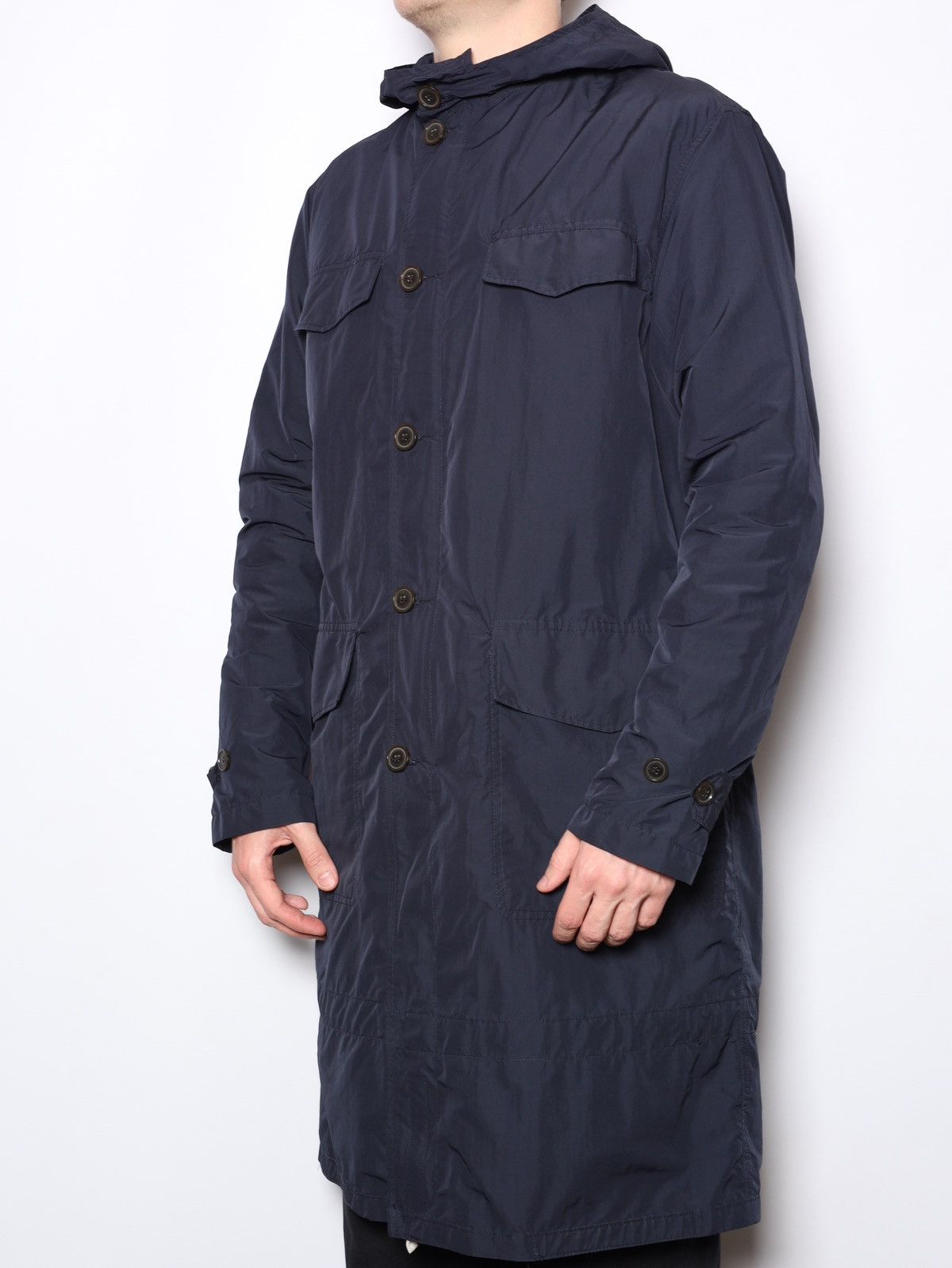 Our Legacy Our Legacy Navy Cloud Jacket Parka 2 in 1 Coat Nylon Size US XL / EU 56 / 4 - 3 Thumbnail