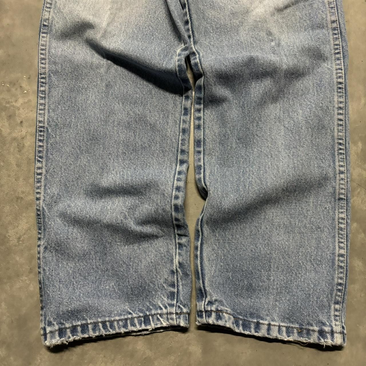 Japanese Brand × Vintage Crazy Vintage Y2K/2000s Grunge Faded Light Wash Essential Denim Jeans! Size US 32 / EU 48 - 6 Thumbnail