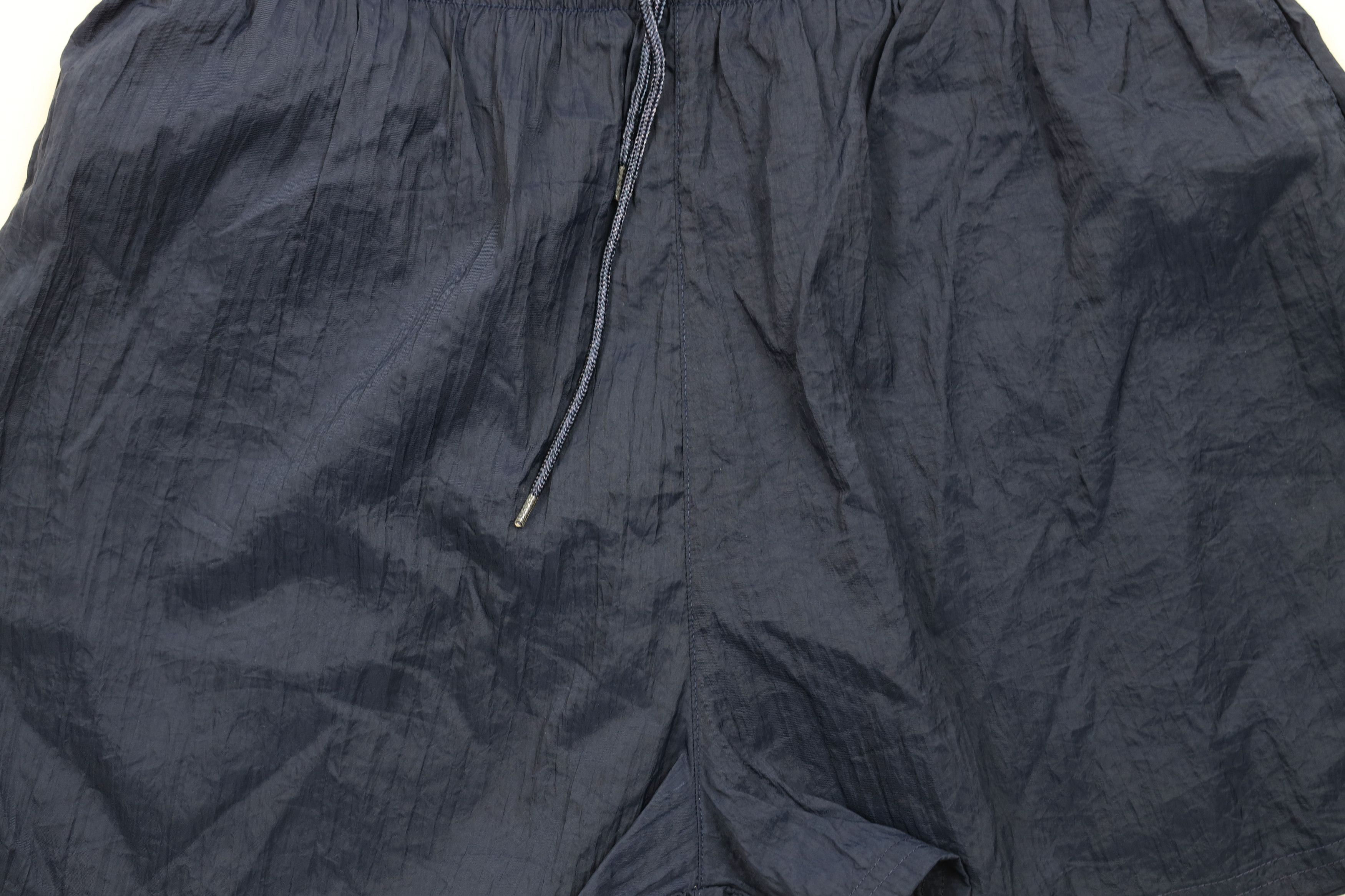 Reebok × Vintage Vintage 90s Reebok Above Knee Shorts Baggies Blue Nylon Size US 34 / EU 50 - 3 Thumbnail