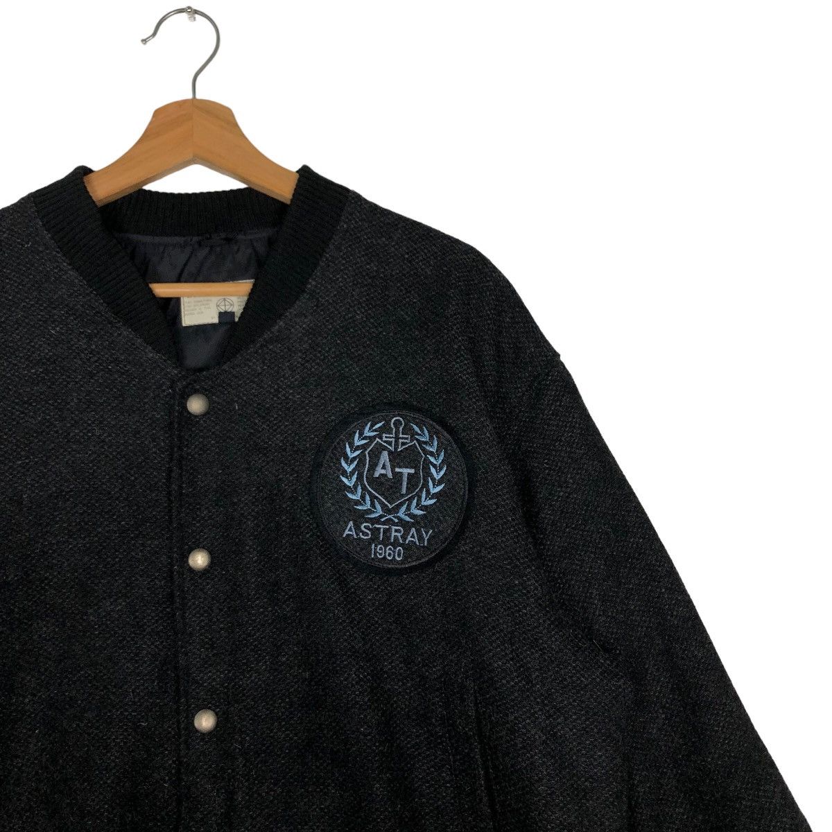 Vintage 🔥90’s Herringbone Wool Bomber Jacket Inter Casual Milano Size US M / EU 48-50 / 2 - 6 Thumbnail