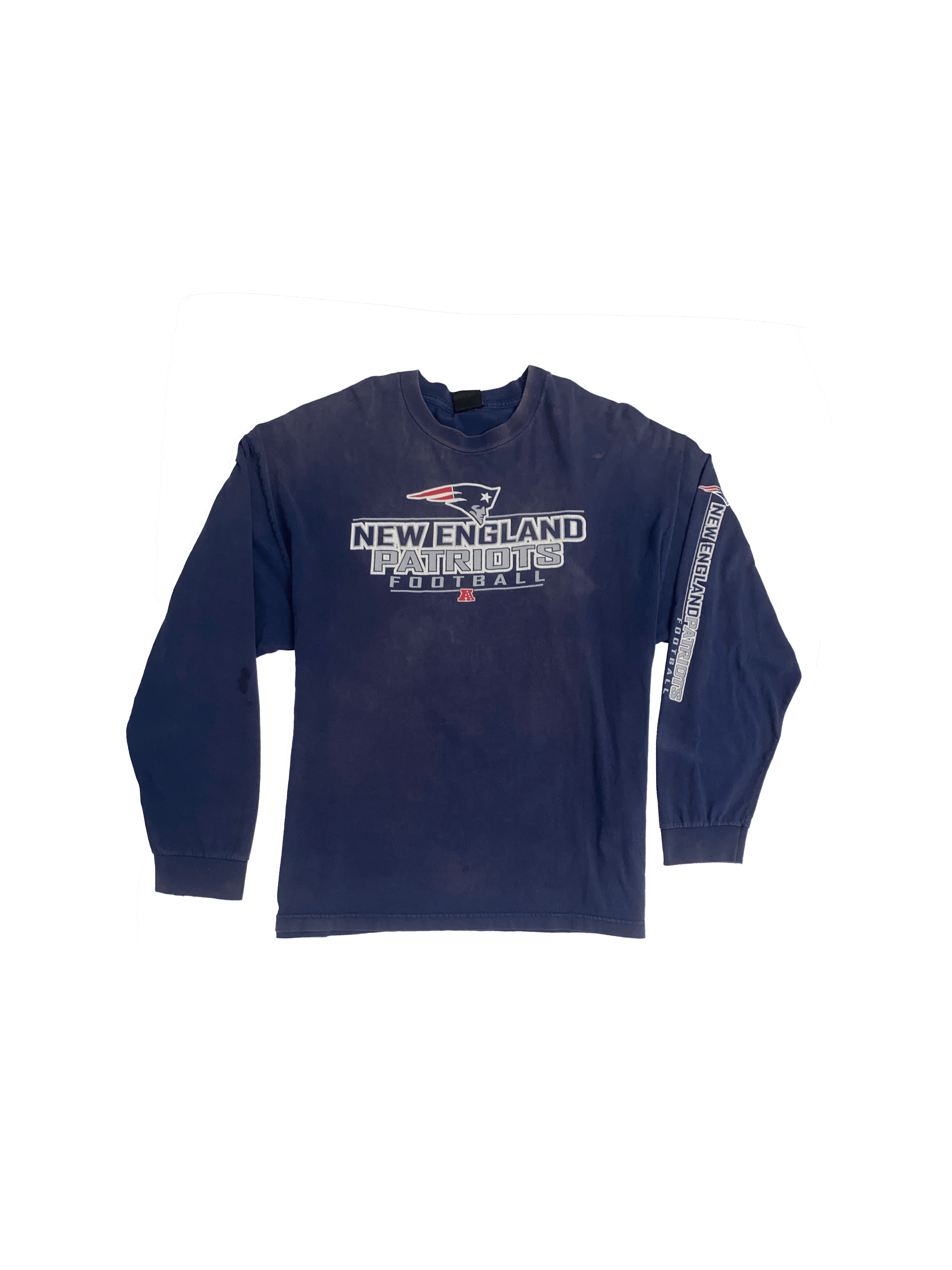 Vintage Vintage Patriots Football Long Sleeve Screen Print Size US XXL / EU 58 / 5 - 1 Thumbnail