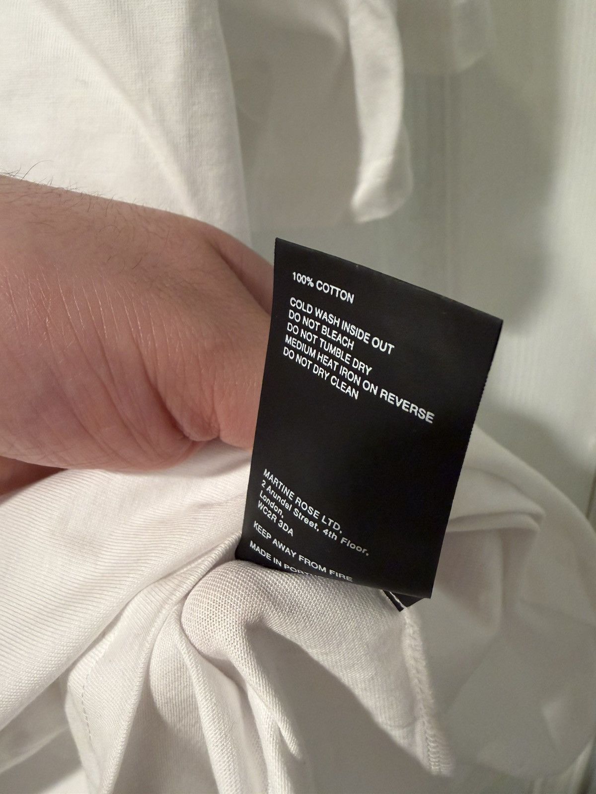 Martine Rose Martine Rose classic logo Tee Size US XL / EU 56 / 4 - 3 Thumbnail