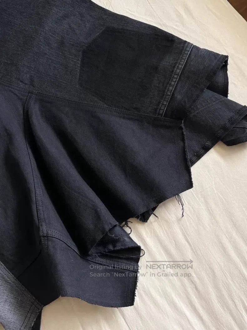 Junya Watanabe Junya Watanabe Size XS Deconstructed Denim Fish Tail Skirt Size 23" - 7 Thumbnail