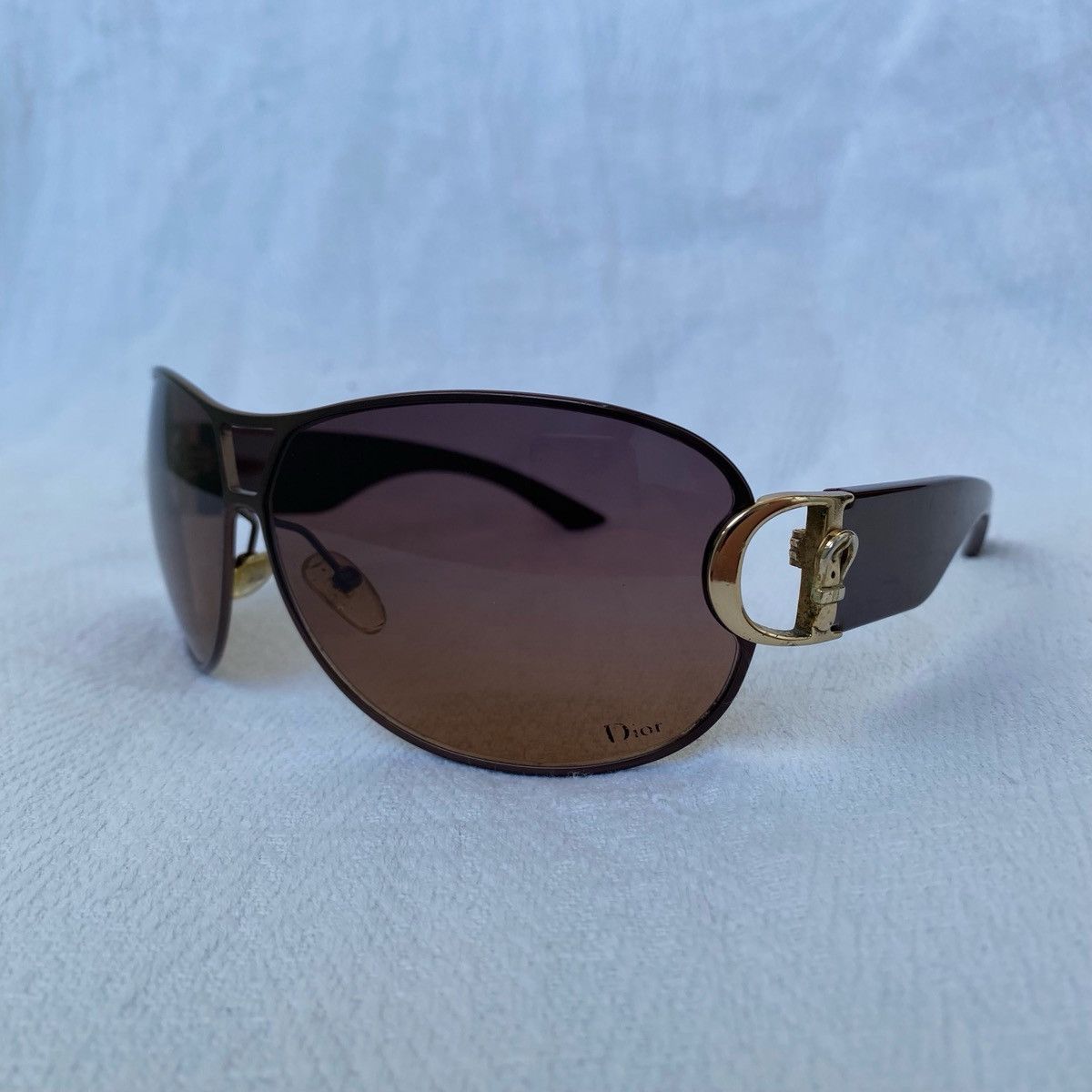 Christian Dior by John Galliano Buckle 2 Mask Sunglasses