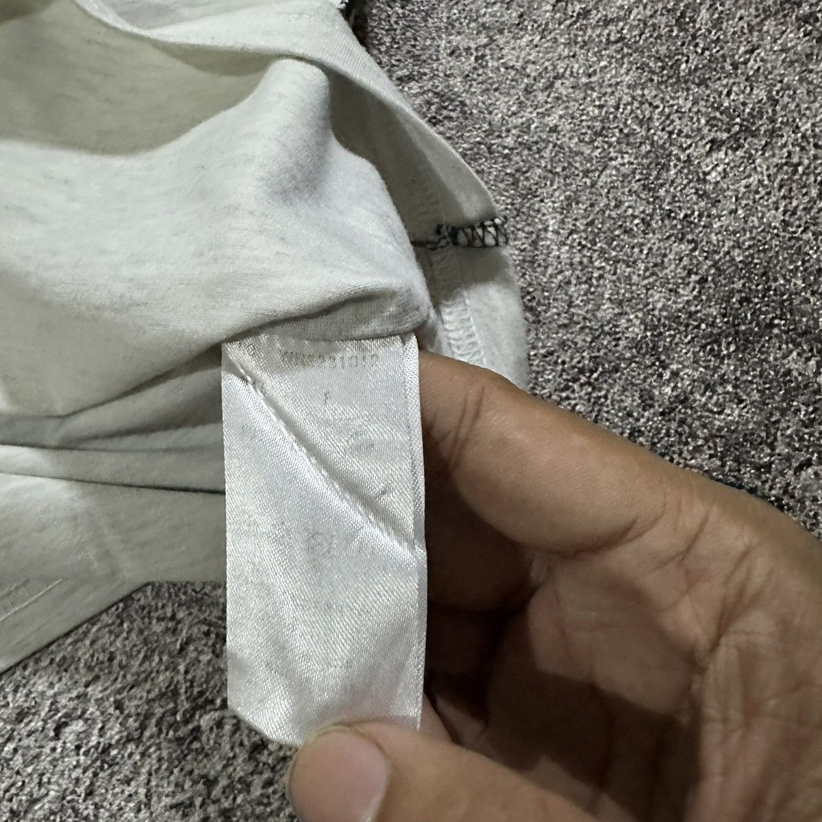 If Six Was Nine Inside Out Contrast Stitch Blank T-Shirt Balenciaga Style Size US L / EU 52-54 / 3 - 10 Thumbnail