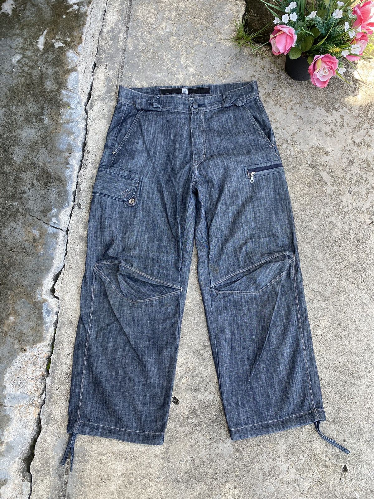 Marithe + Francois Girbaud Vintage Marithe Francois Girbaud Cargo Pants Size US 31 - 2 Thumbnail