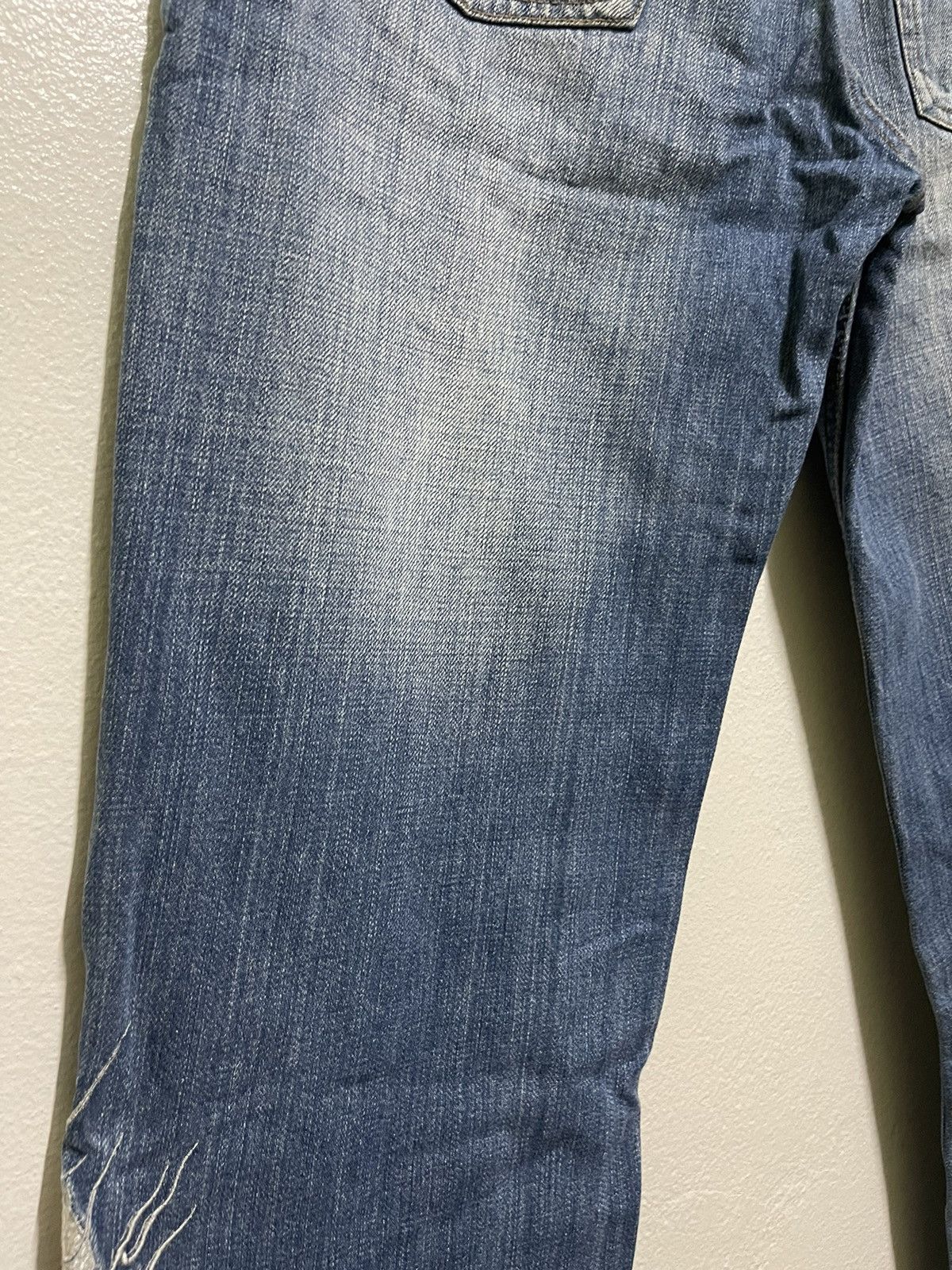 Japanese Brand Karakuri Tamashi Koi Fish Motive Embroidery Jeans Size US 30 / EU 46 - 11 Thumbnail
