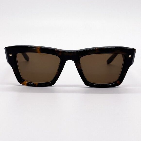Valentino NEW VALENTINO XXII VLS-106B-53 HAVANA UNISEX SUNGLASSES Size ONE SIZE - 5 Thumbnail
