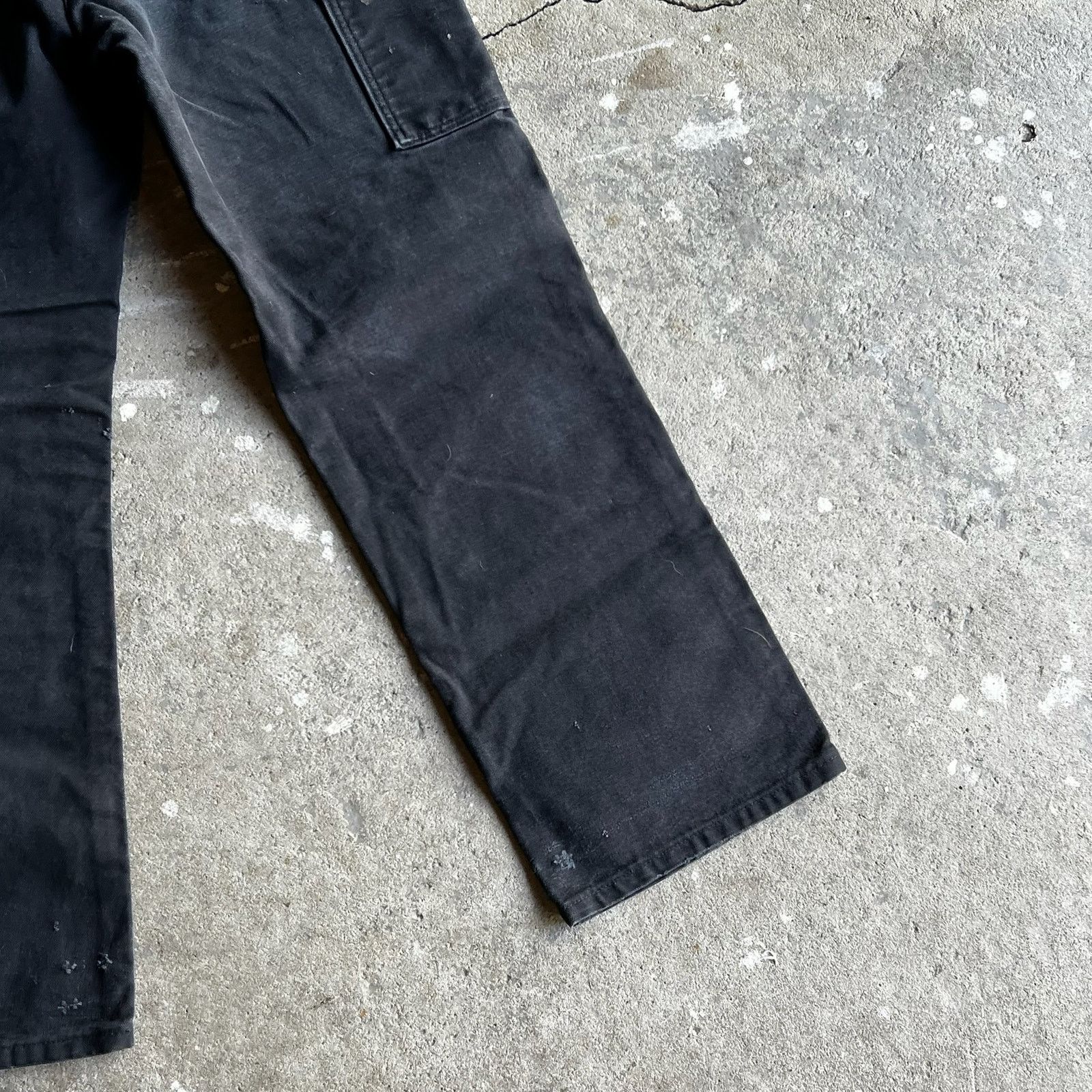 Carhartt × Vintage Carhartt black double knee work wear carpenter pants Size US 27 - 11 Thumbnail