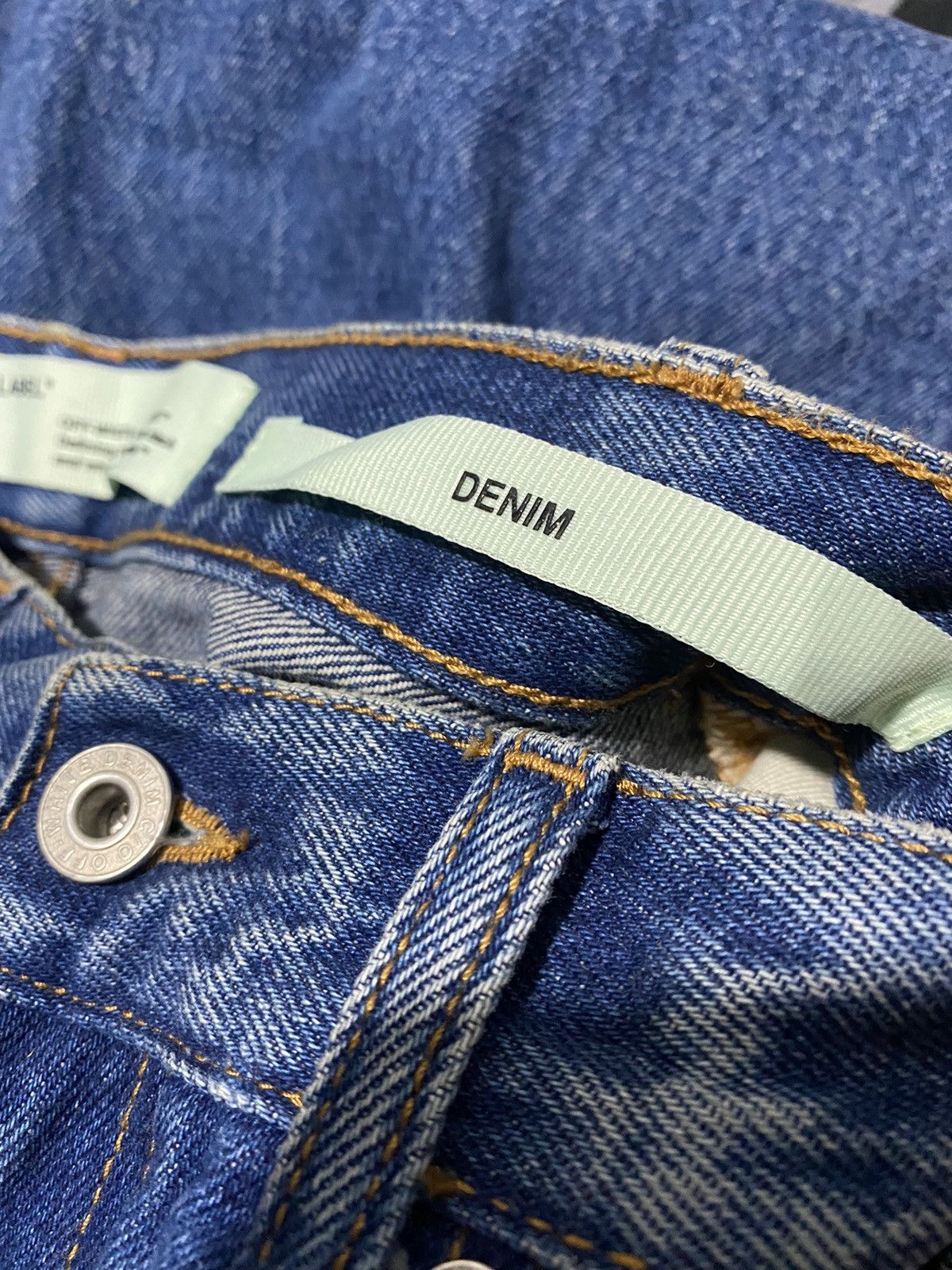 Off-White Off white virgil abloh baggy Flare denim Jeans Size 25" / US 0 / IT 36 - 12 Thumbnail