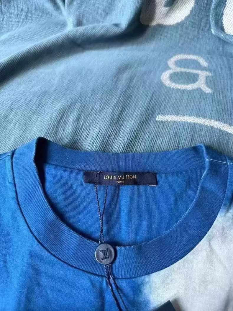 Louis Vuitton Louis Vuitton Blue Sky and White Cloud Short Sleeve Size US M / EU 48-50 / 2 - 3 Thumbnail