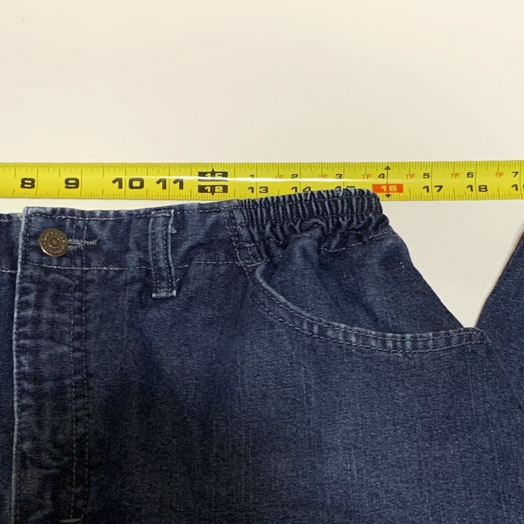 Lee VINTAGE Lee Original Womens Mom Jeans Elastic High Waist 32x30 Blue Denim Cotton Blend Relaxed Fit Women Jeans 30 In Inseam Mens? Size 24" / US 00 / IT 34 - 4 Thumbnail
