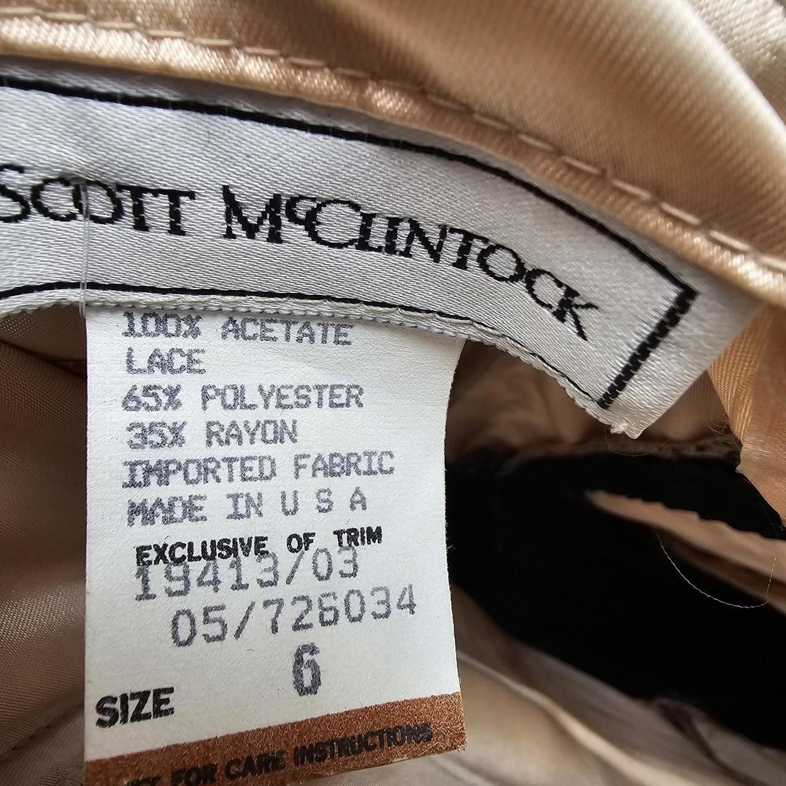 Other Women's Scott McClintok Formal Vintage Dress Size M / US 6-8 / IT 42-44 - 8 Thumbnail