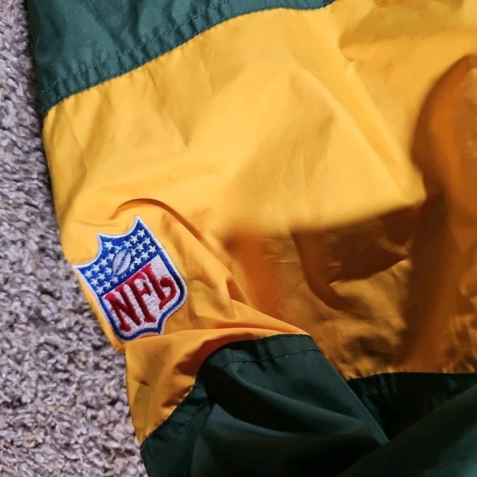 Reebok Green Bay Packers Reebok Team Apparel Fullzip XL Windbreaker Size ONE SIZE - 5 Thumbnail