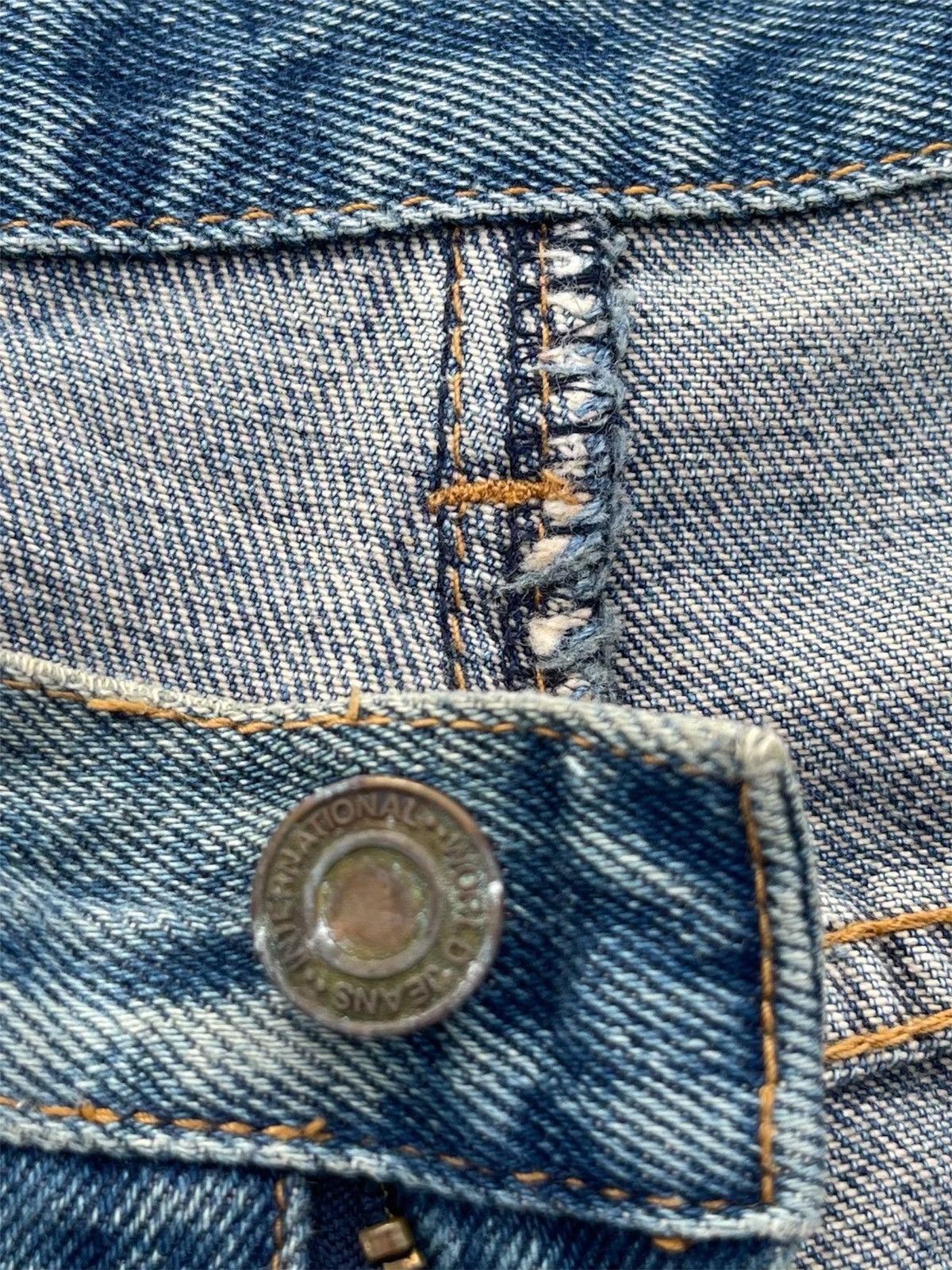 Vintage 🔥 Peizo J Distressed Denim Vintage 34🔥 Size US 34 / EU 50 - 9 Thumbnail